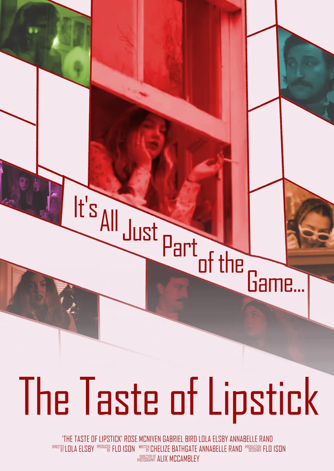 Plakat filmowy "The Taste of Lipstick"