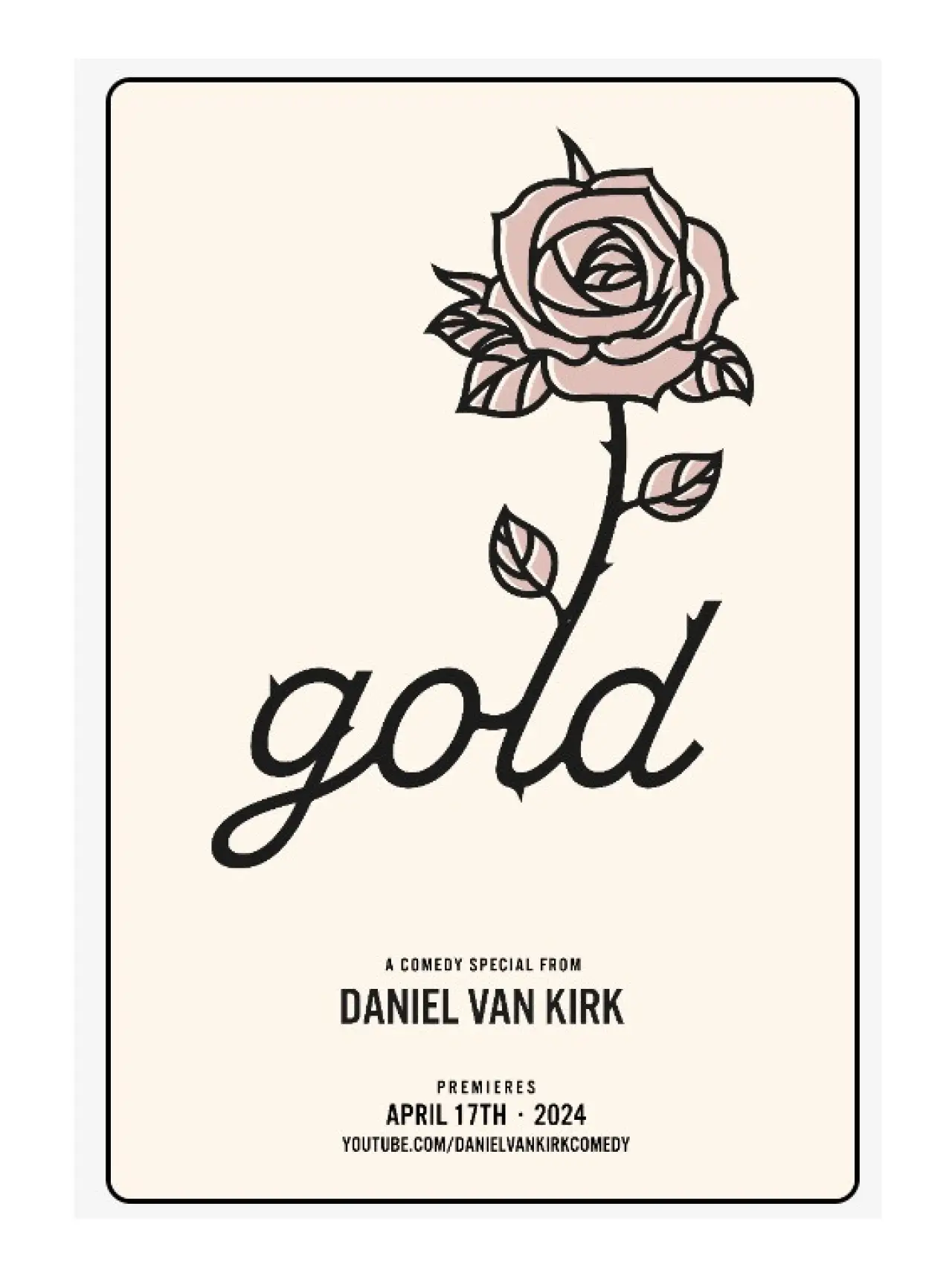 Plakat filmowy "Rose Gold"