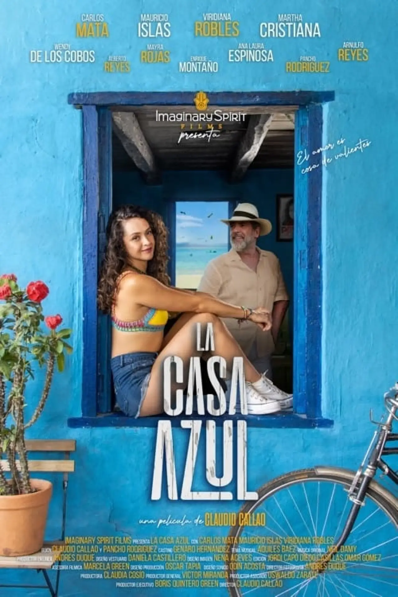 Plakat filmowy "La Casa Azul"