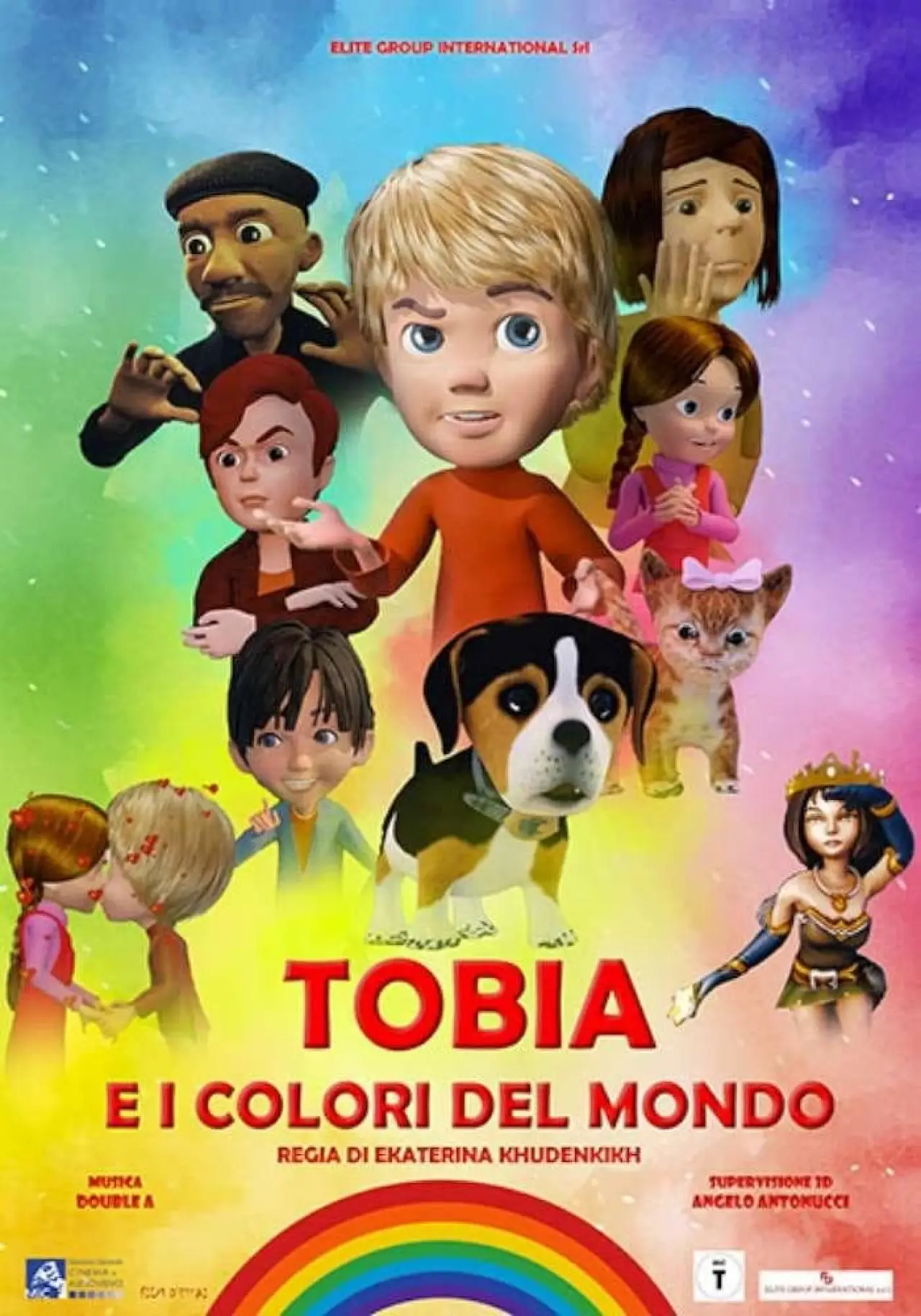 Plakat filmowy "Tobia e i colori del mondo"