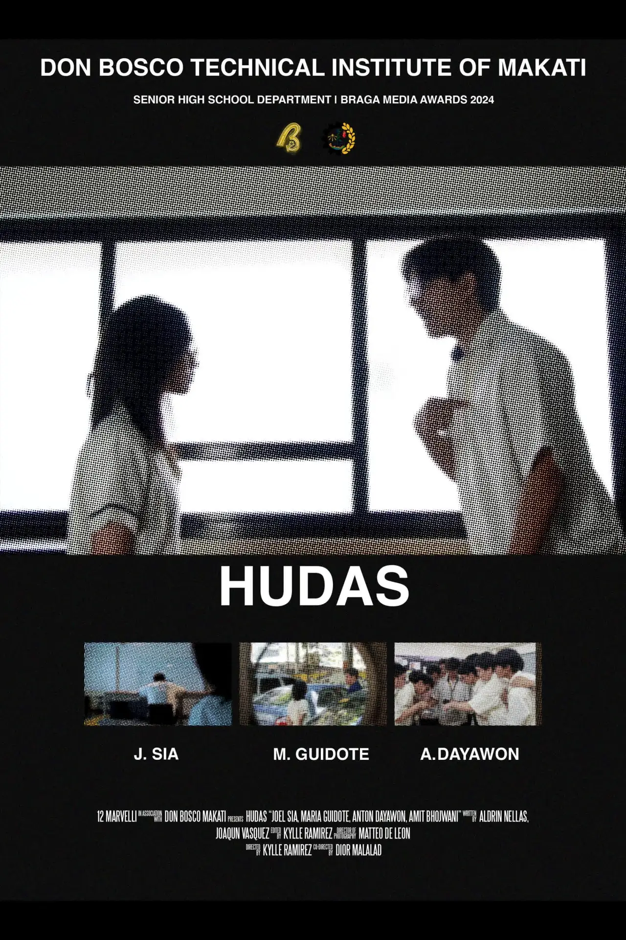 Plakat filmowy "Hudas"