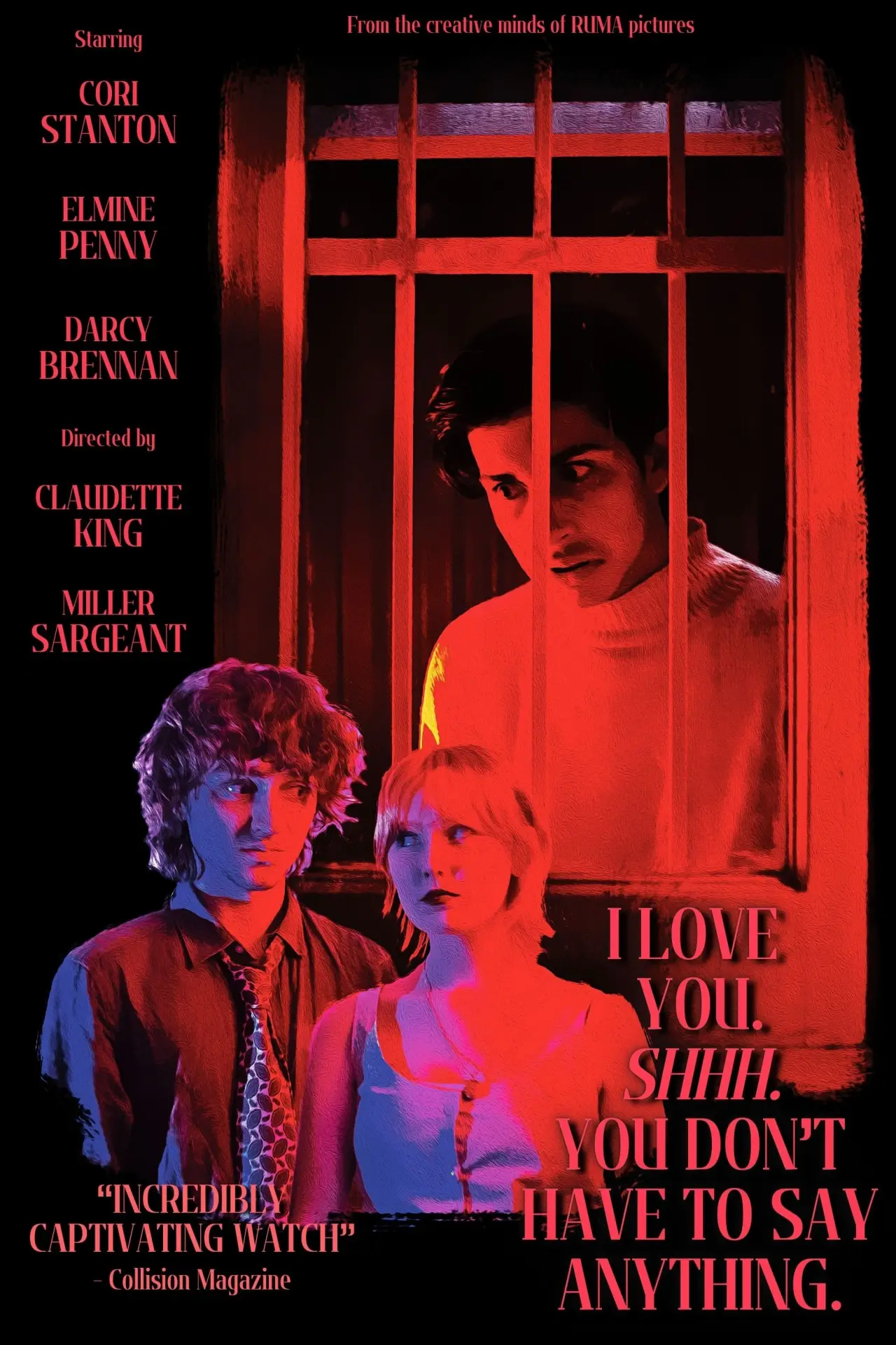 Plakat filmowy "I Love You. Shhh. You Don