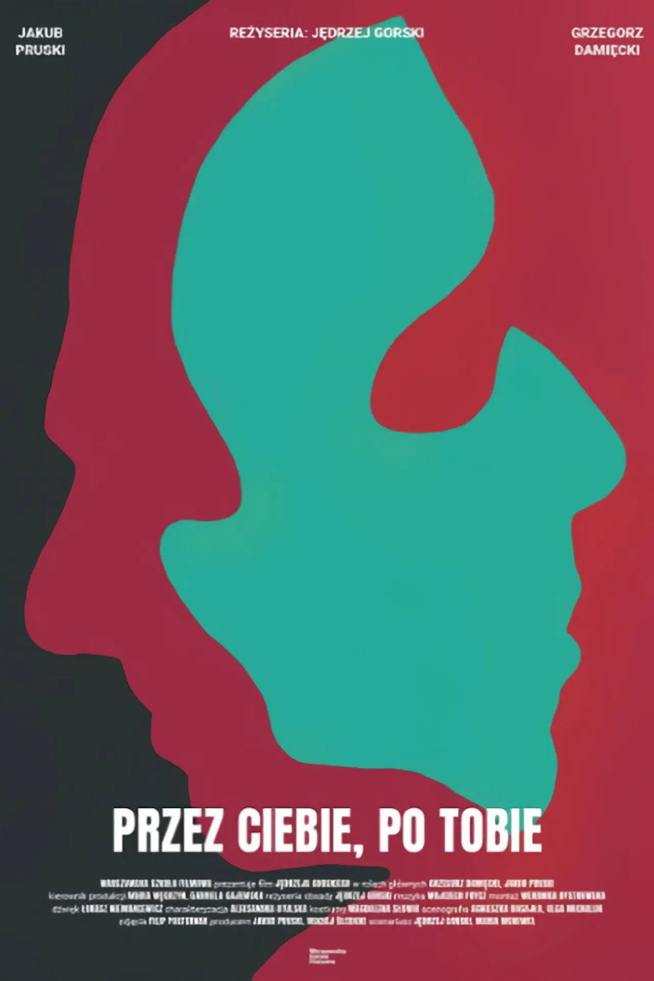 Plakat filmowy "Przez ciebie, po tobie"