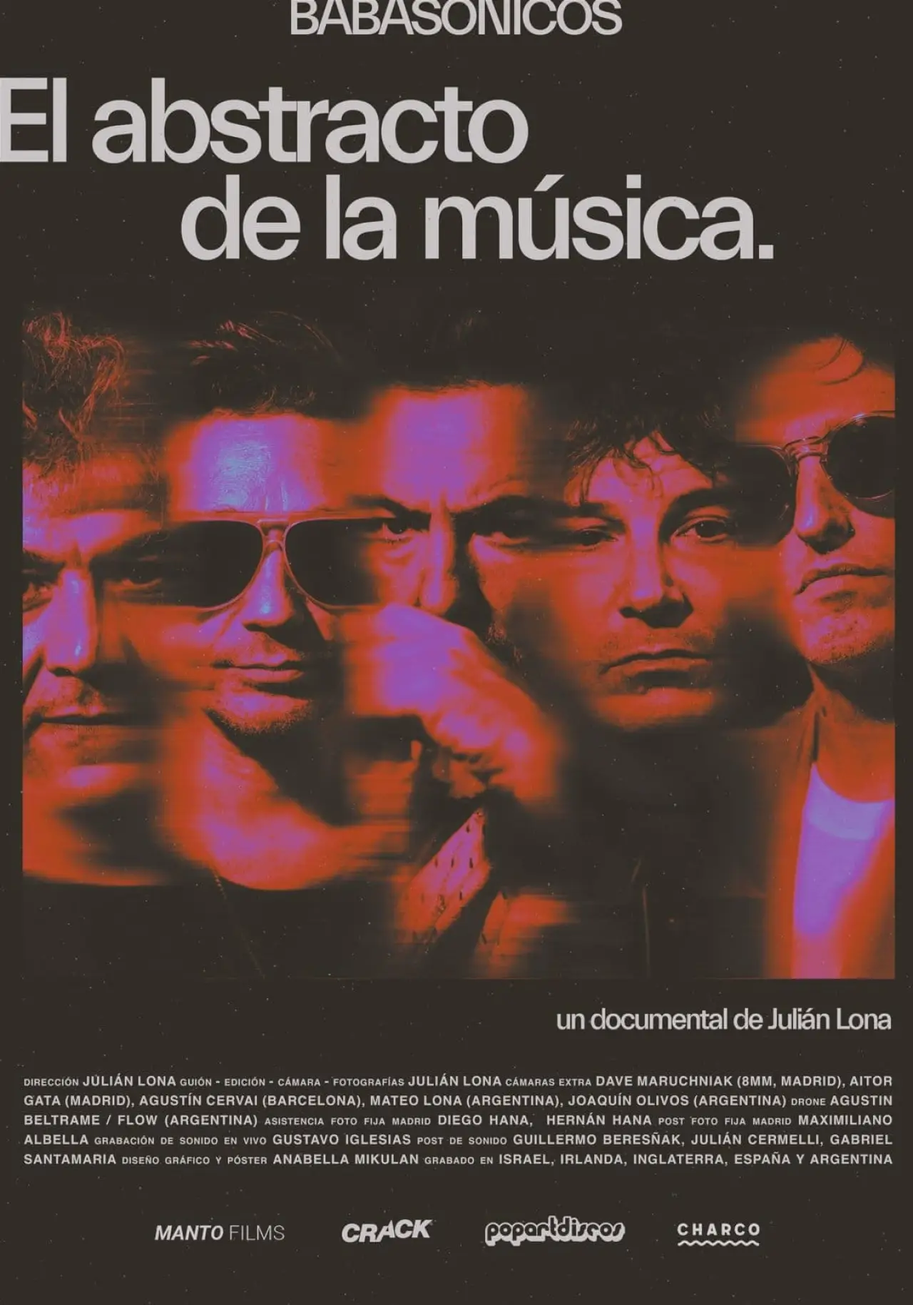 Plakat filmowy "Babasónicos: El abstracto de la música"