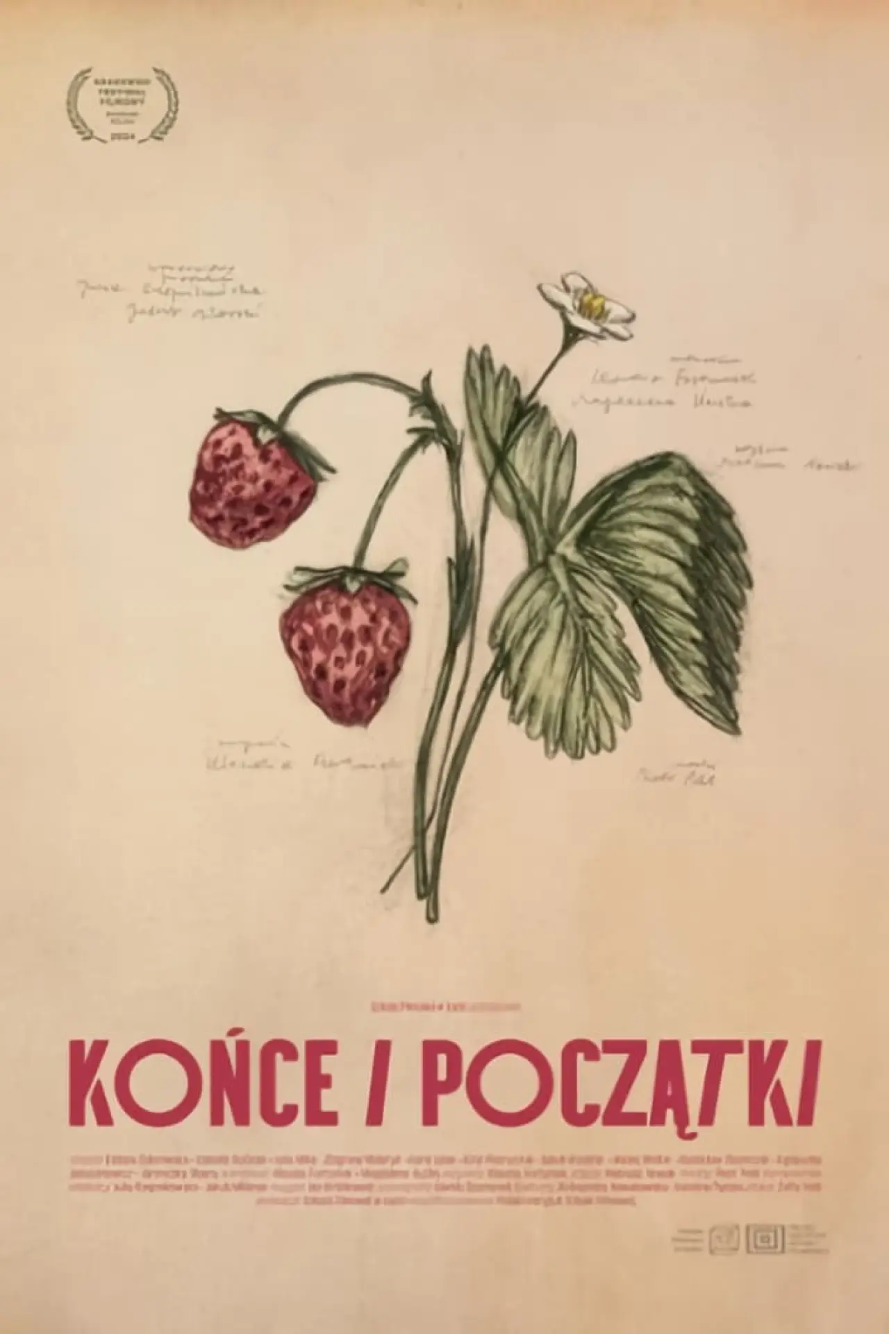 Plakat filmowy "Końce i początki"
