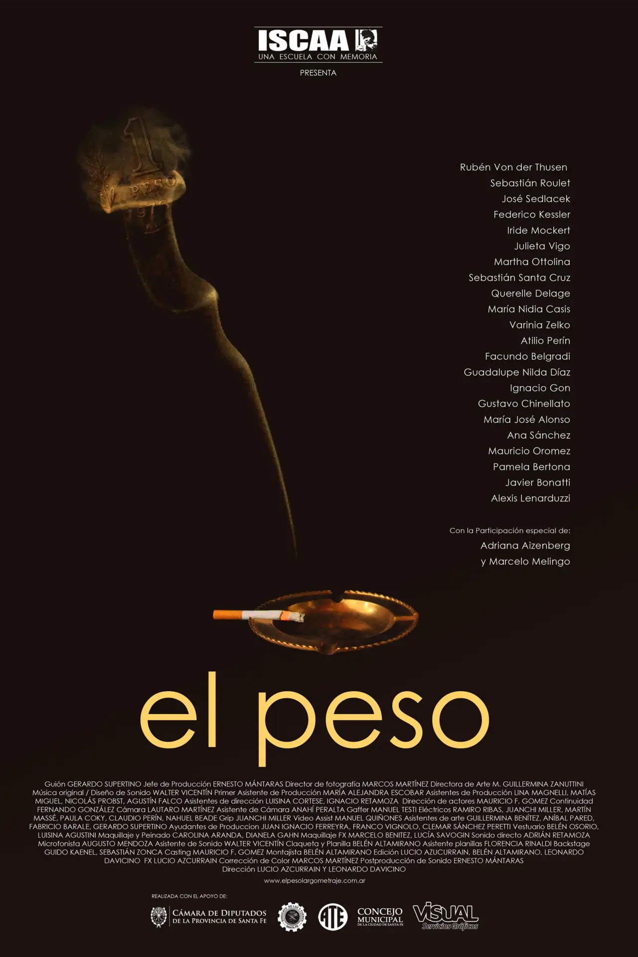 Plakat filmowy "El peso"