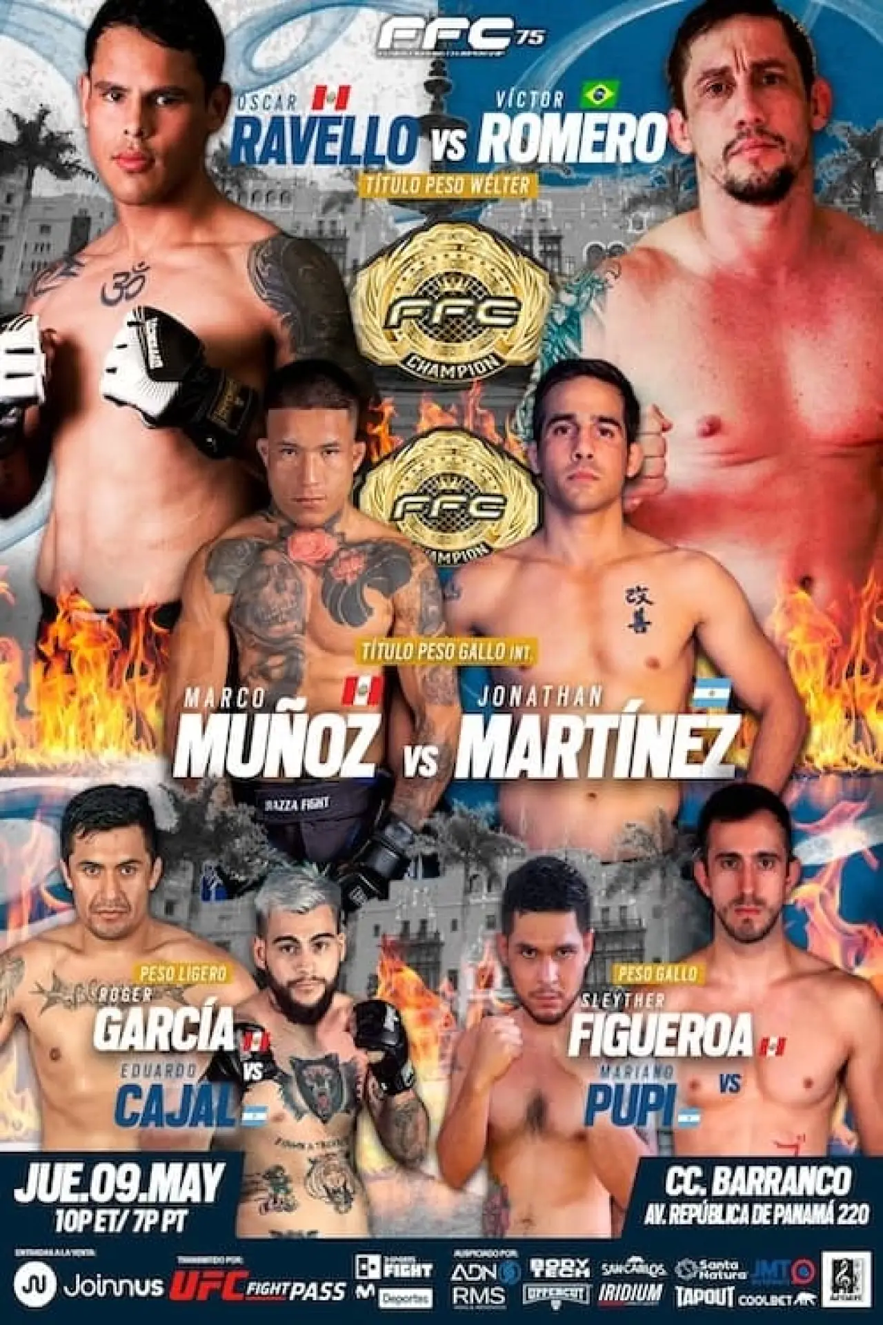 Plakat filmowy "FFC 75: Ravello vs. Romero"