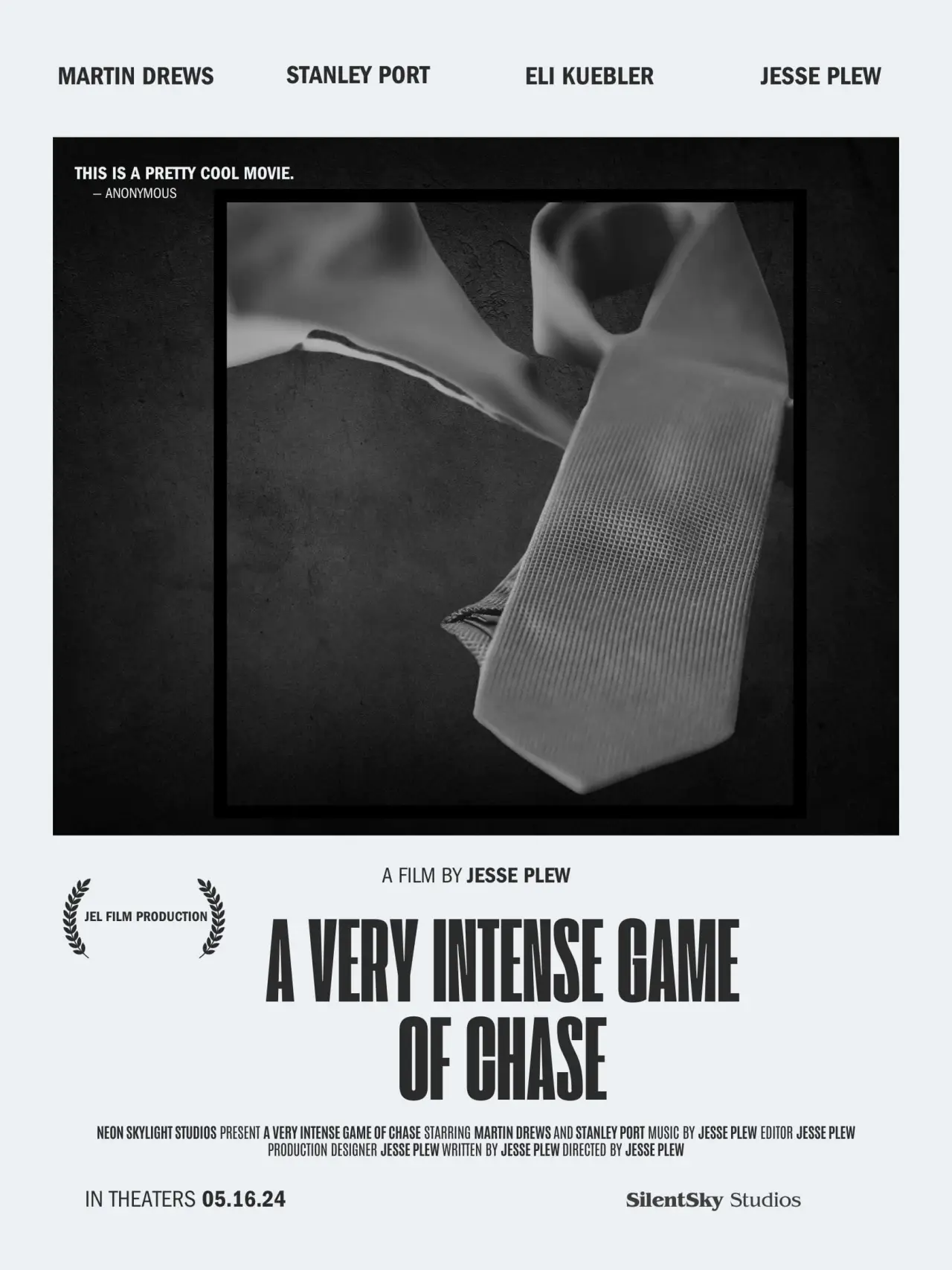 Plakat filmowy "A Very Intense Game of Chase"