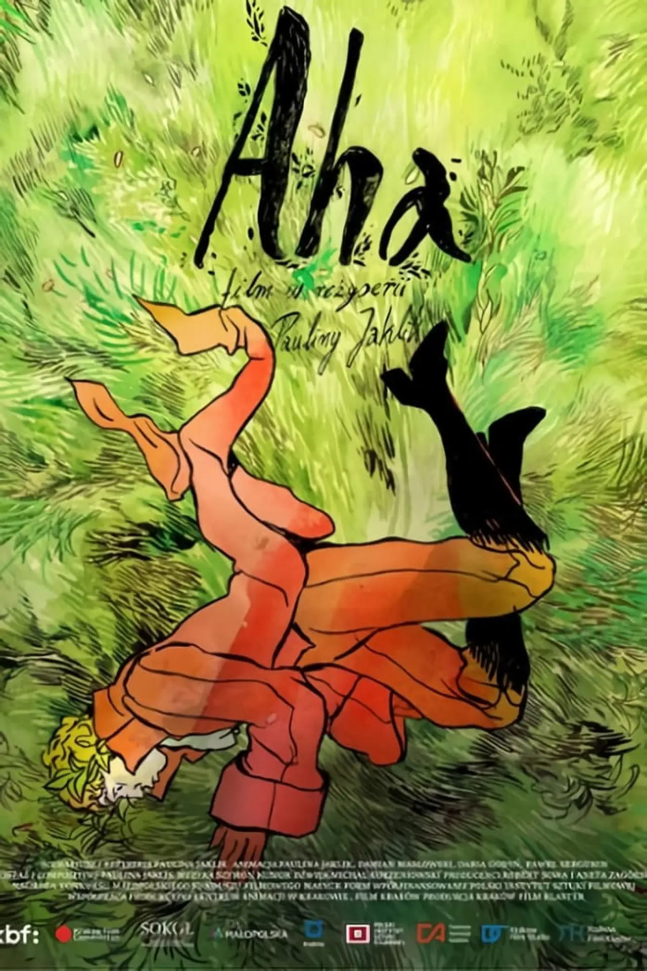 Plakat filmowy "Aha"