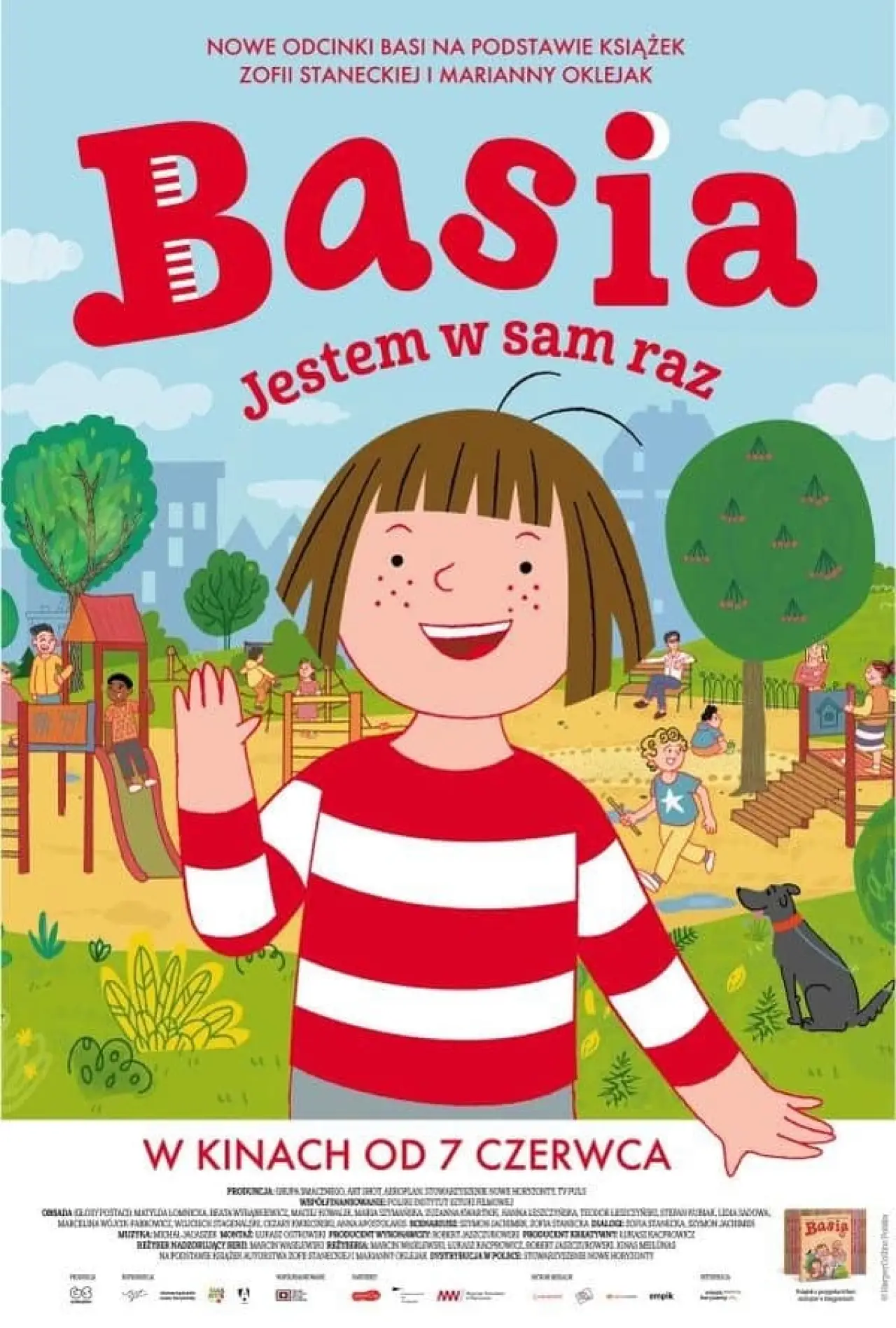 Plakat filmowy "Basia. Jestem w sam raz"