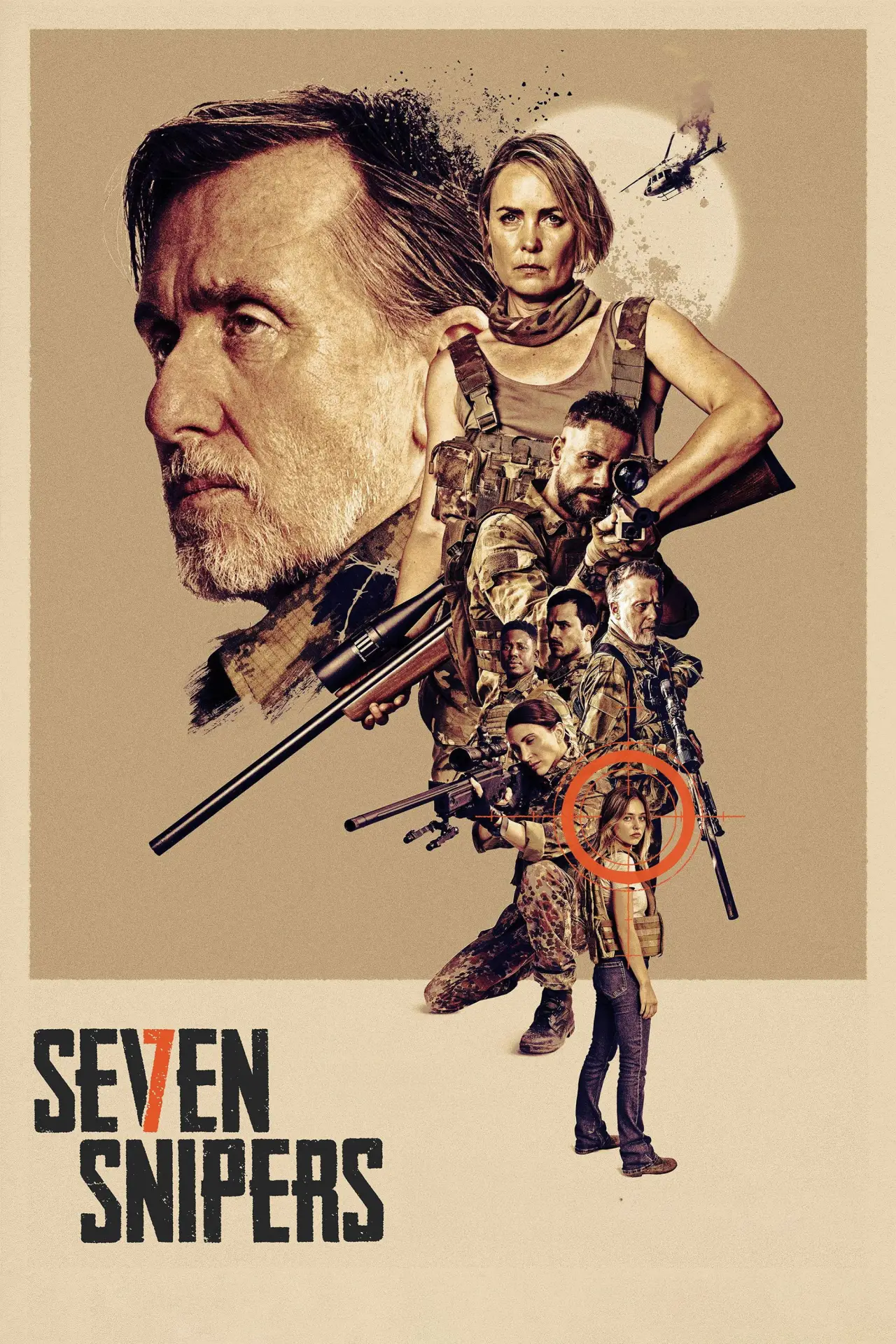 Plakat filmowy "Seven Snipers"