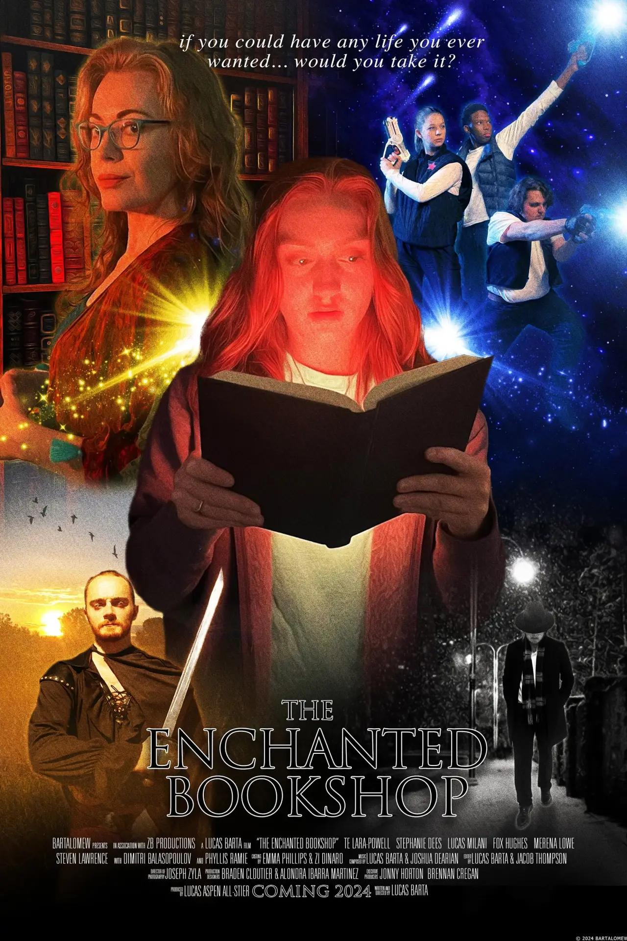 Plakat filmowy "The Enchanted Bookshop"