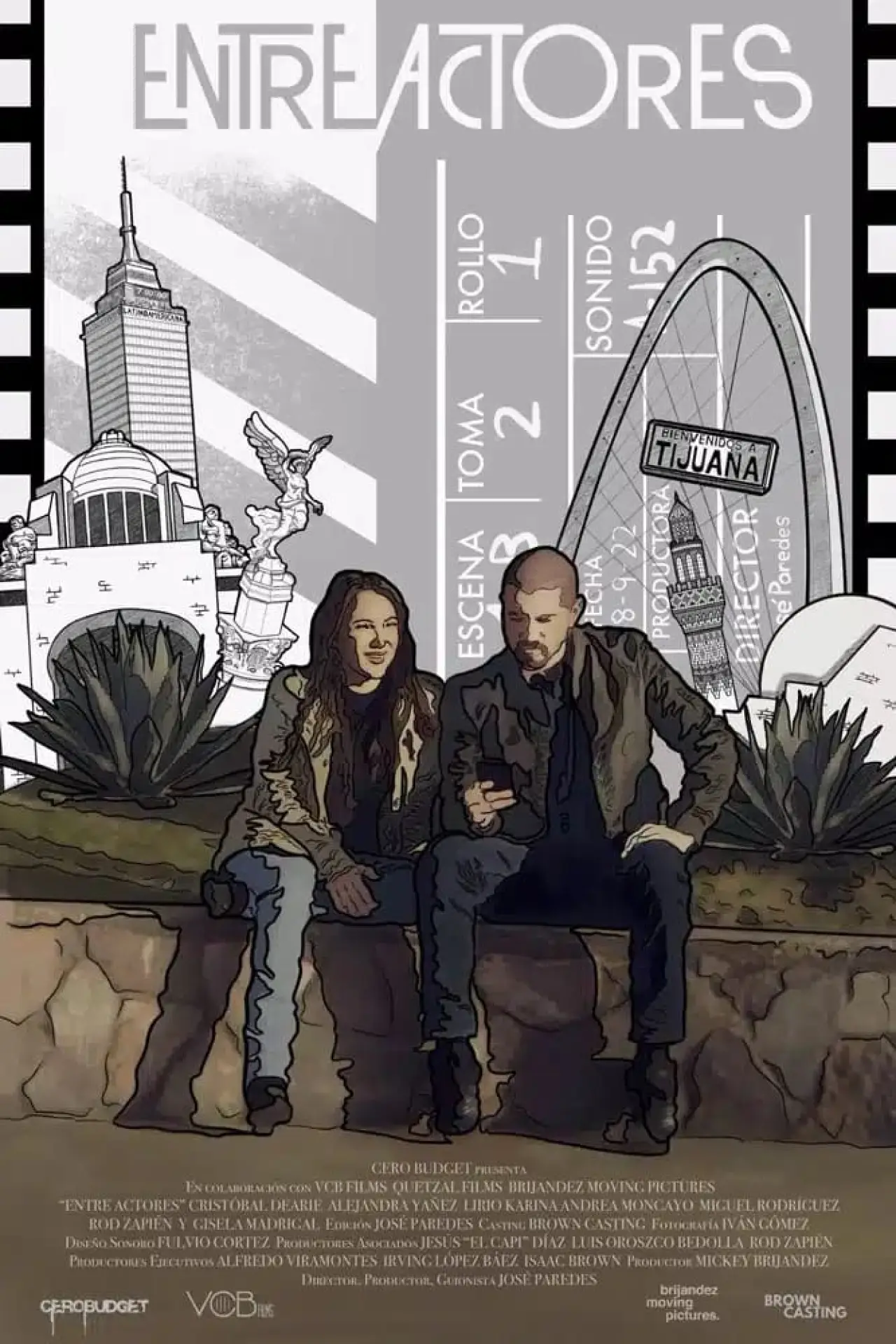 Plakat filmowy "Entre Actores"