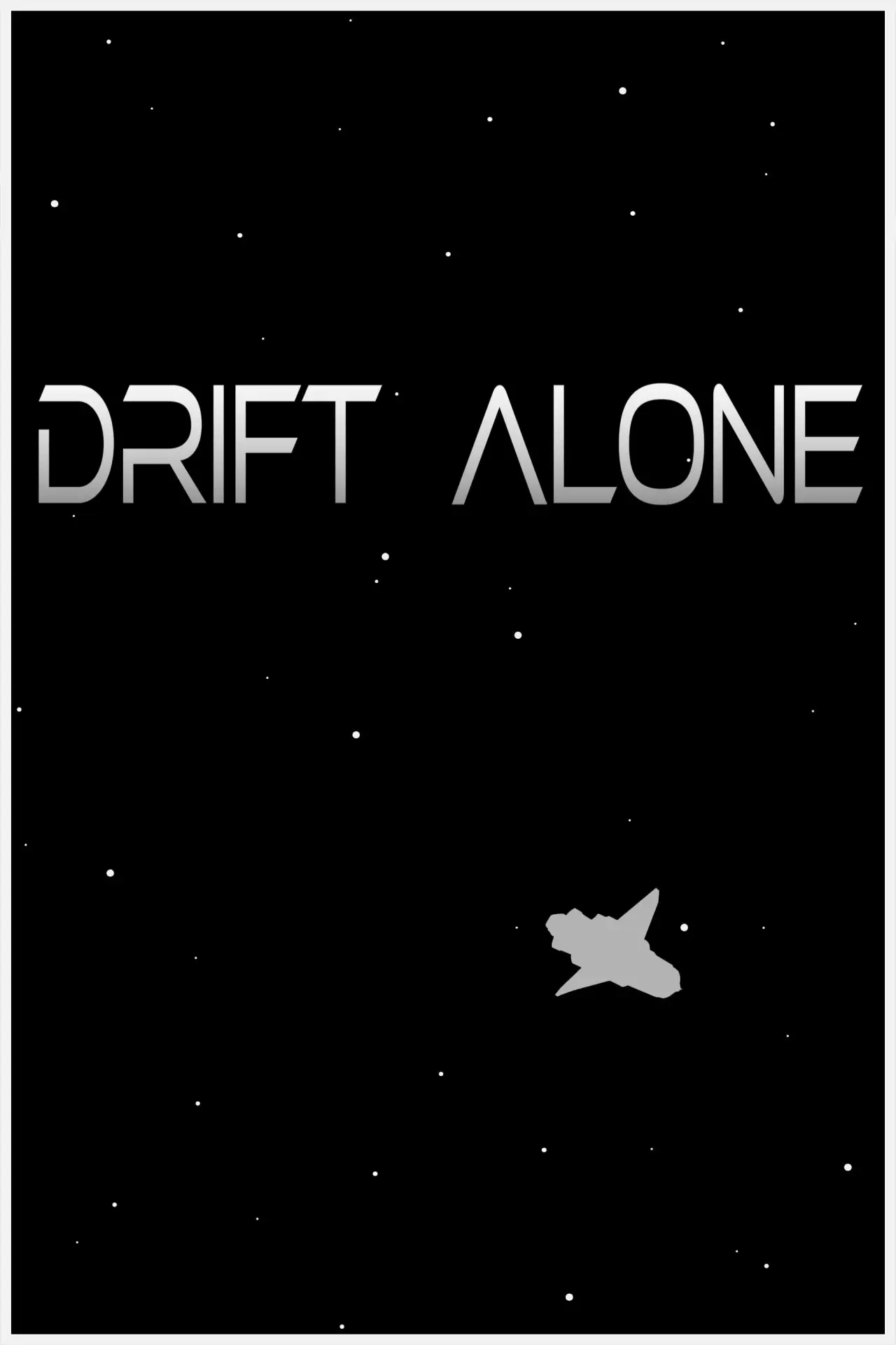 Plakat filmowy "Drift Alone"