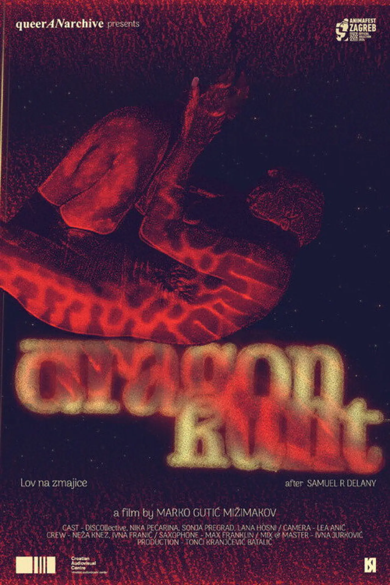 Plakat filmowy "Lov na zmajice"
