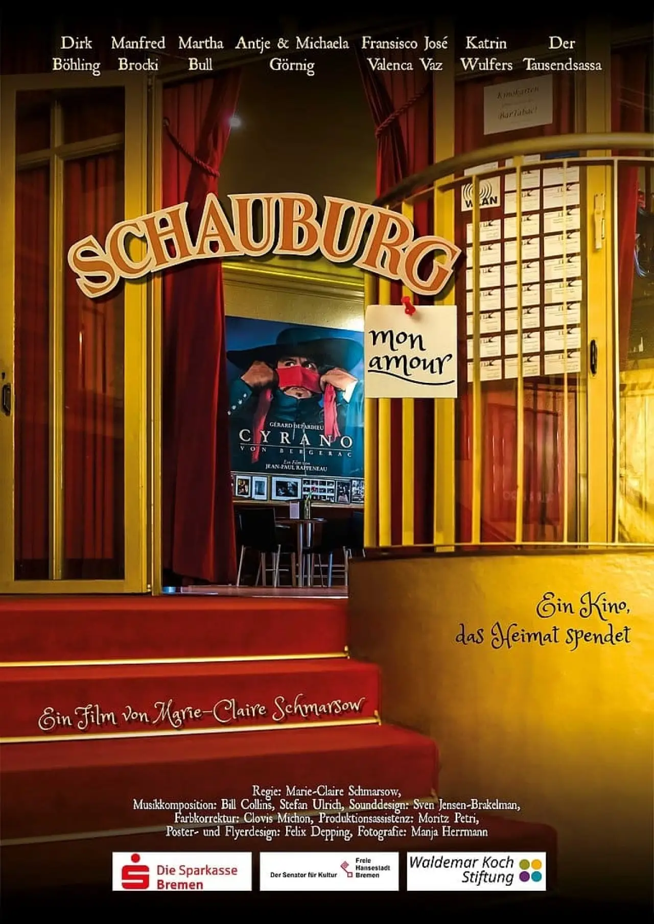 Plakat filmowy "Schauburg Mon Amour"