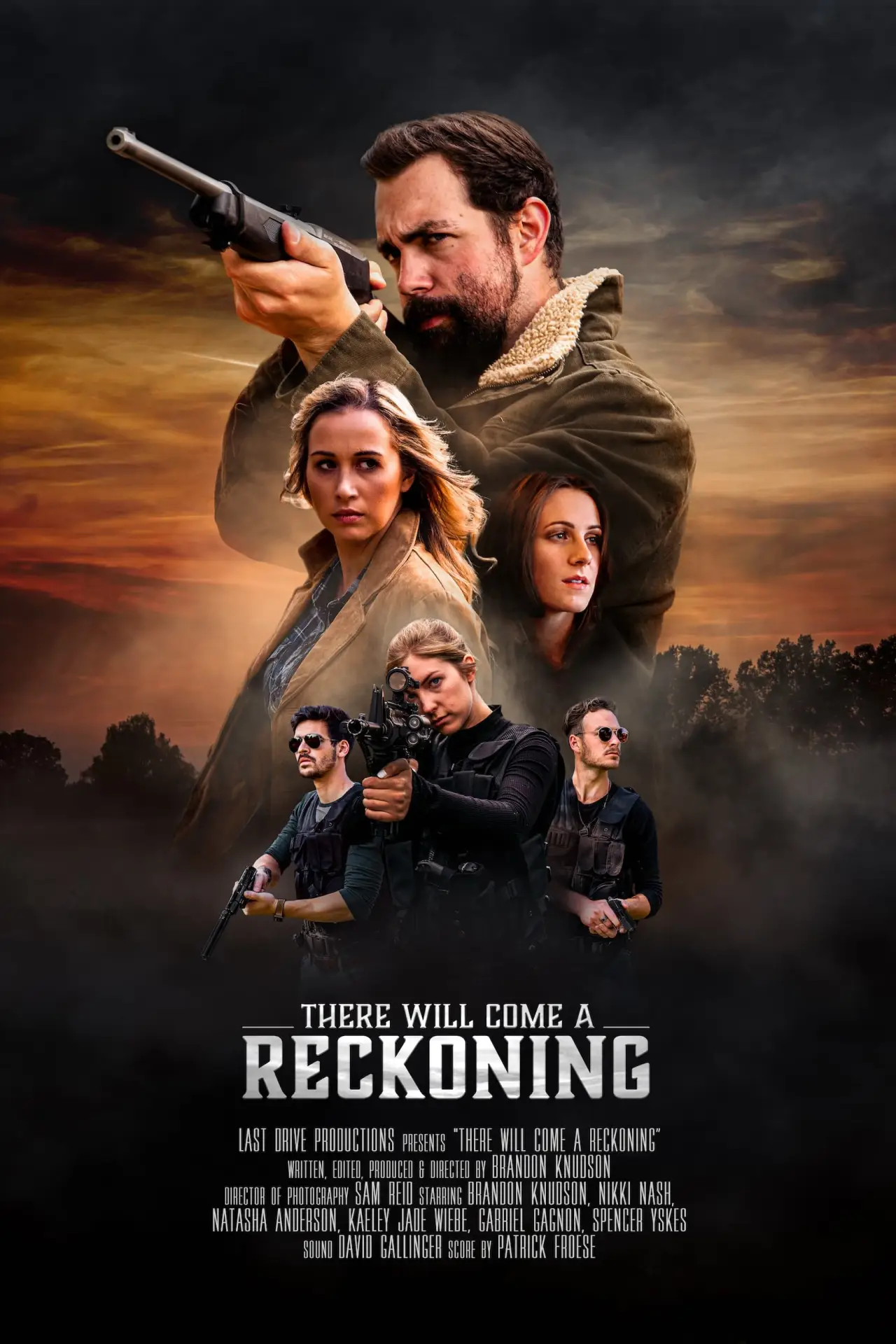Plakat filmowy "There will come a reckoning"