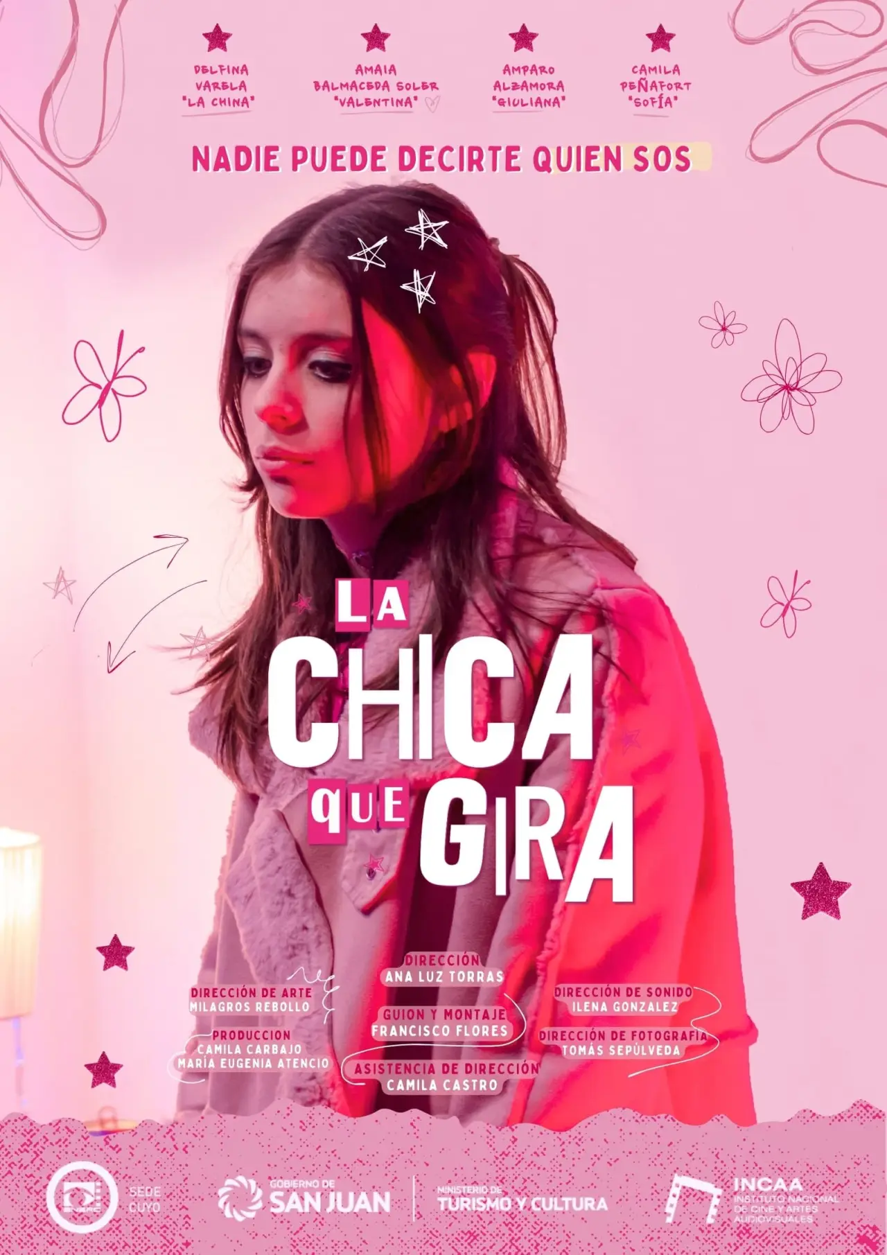 Plakat filmowy "La chica que gira"