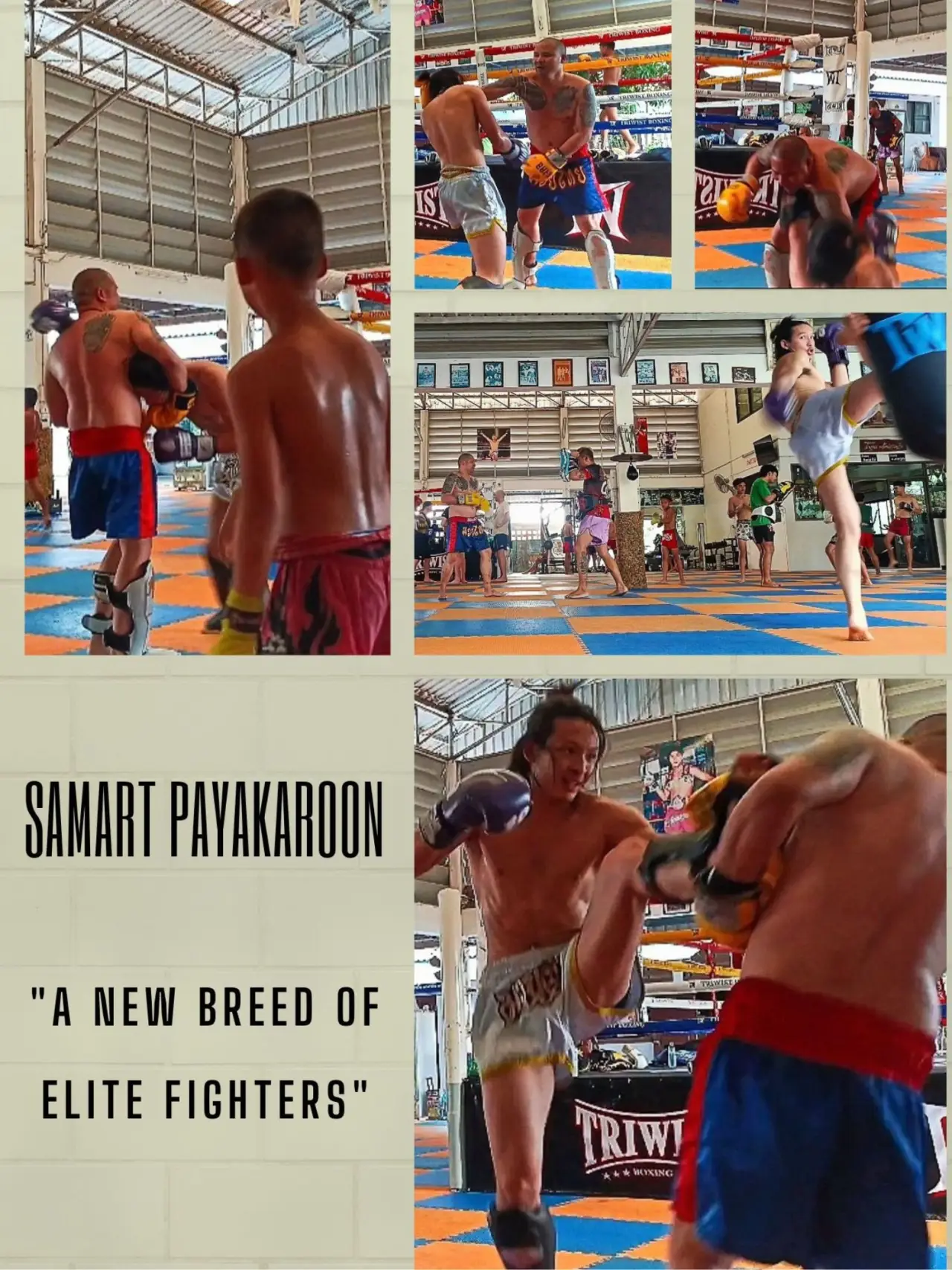 Plakat filmowy "Samart Payakaroon " A New Breed of Elite Fighters ""