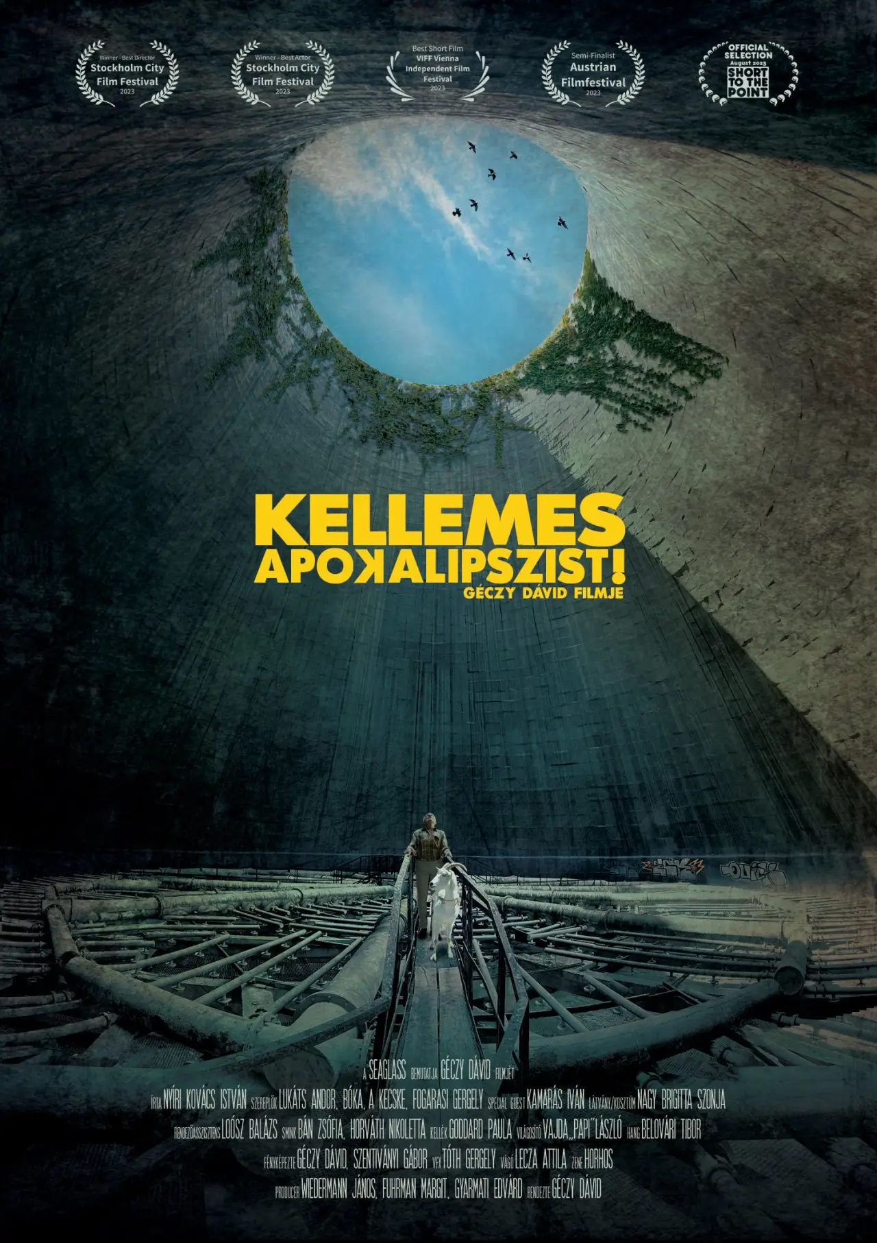 Plakat filmowy "Kellemes Apokalipszist!"