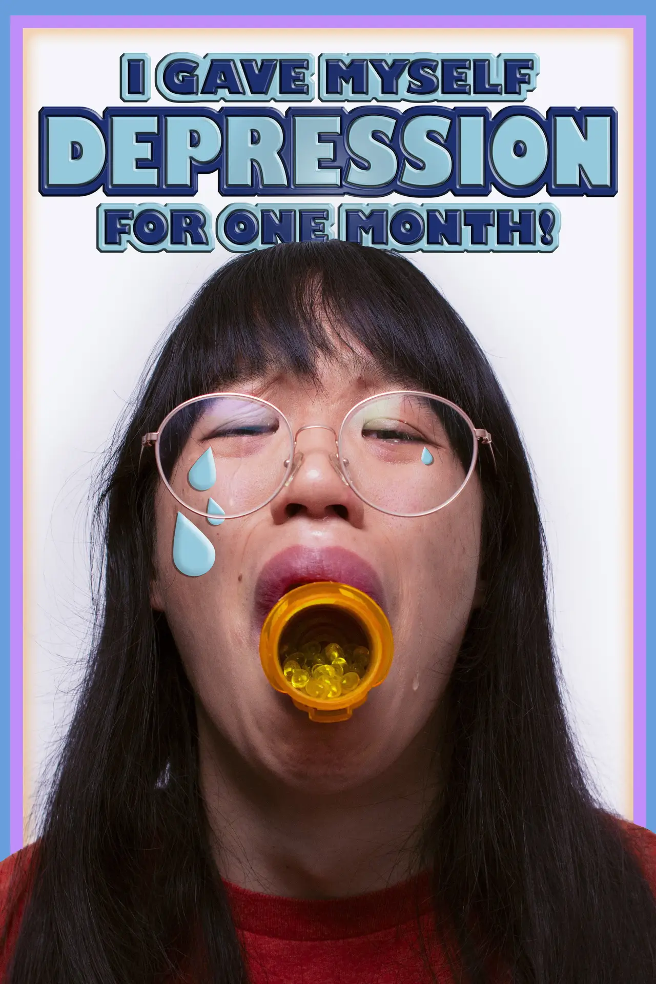Plakat filmowy "I Gave Myself Depression for One Month"