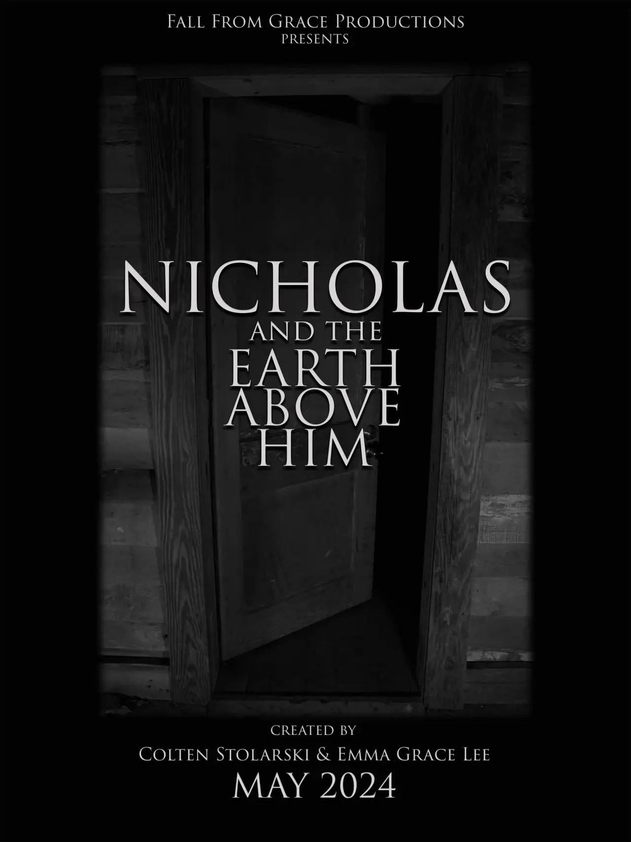 Plakat filmowy "Nicholas and the Earth Above Him"