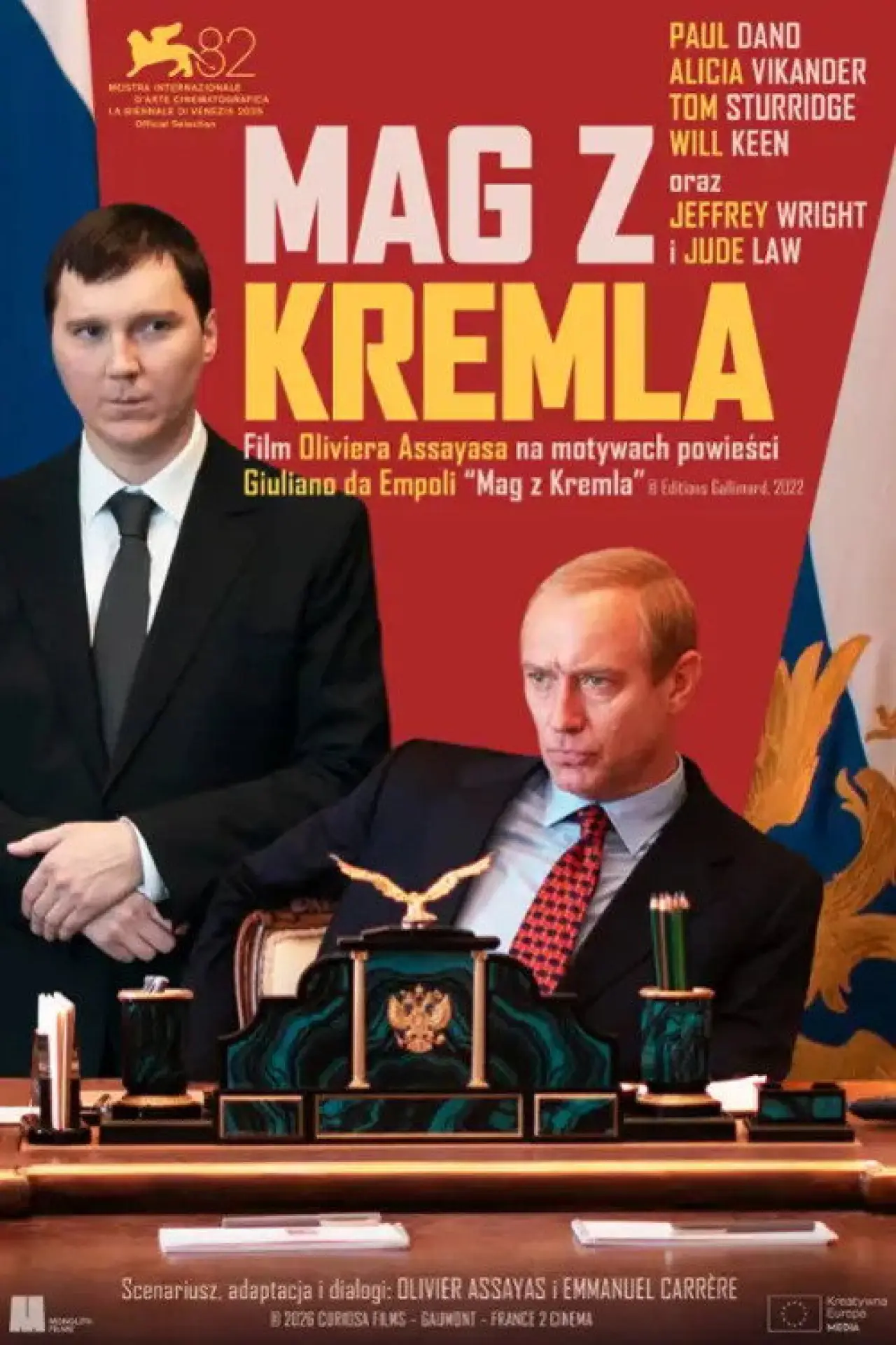 Plakat filmowy "Czarnoksiężnik z Kremla"