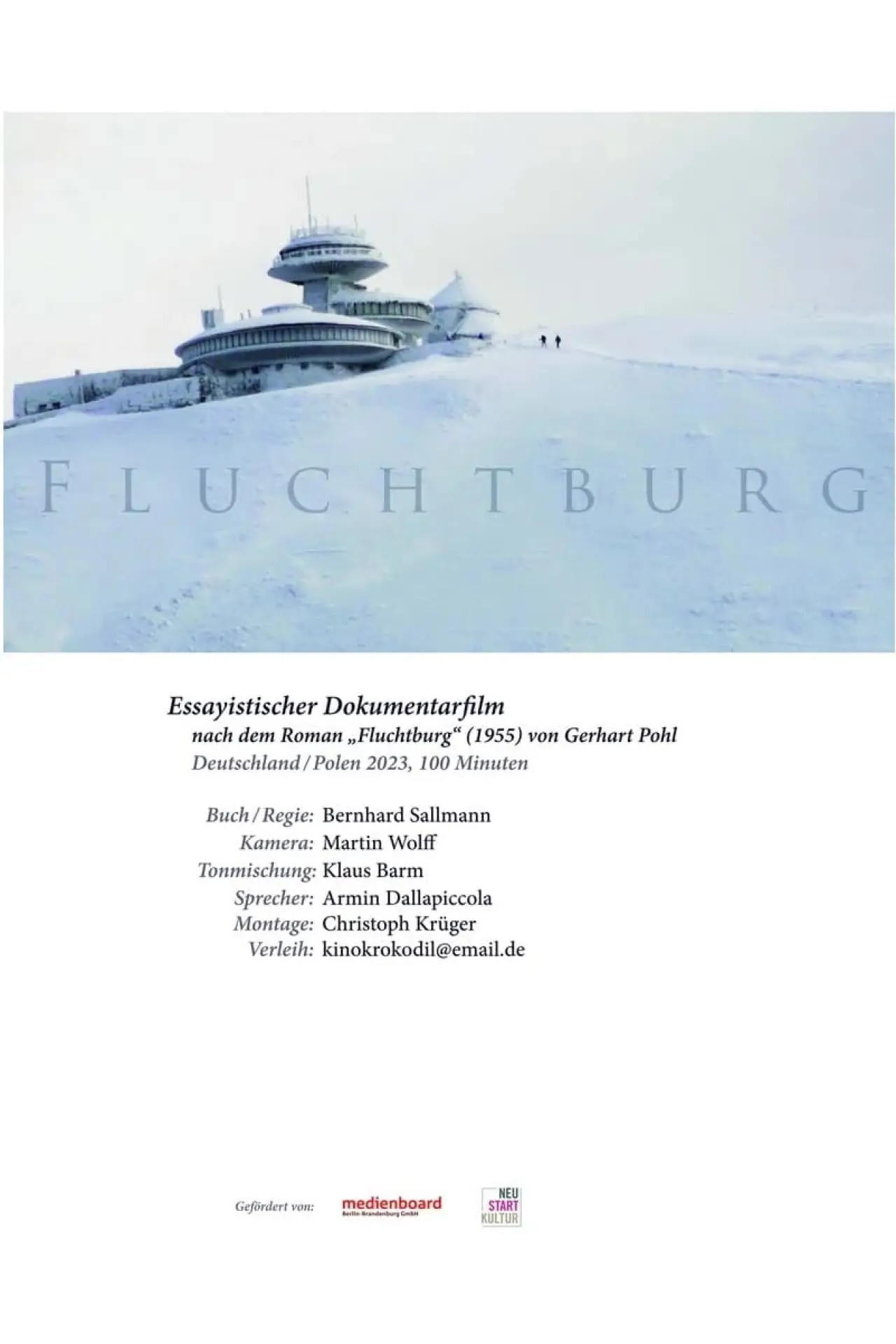 Plakat filmowy "Fluchtburg"