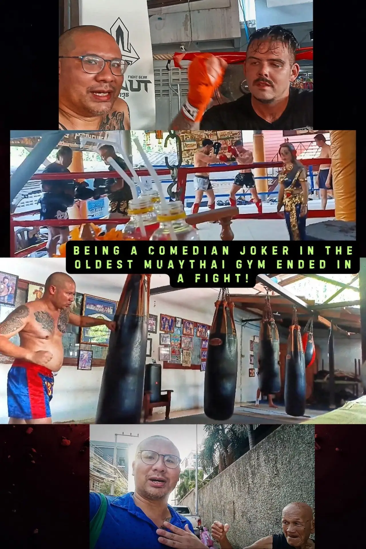 Plakat filmowy "Being a Comedian Joker in the Oldest Muaythai Gym ended in a Fight!"