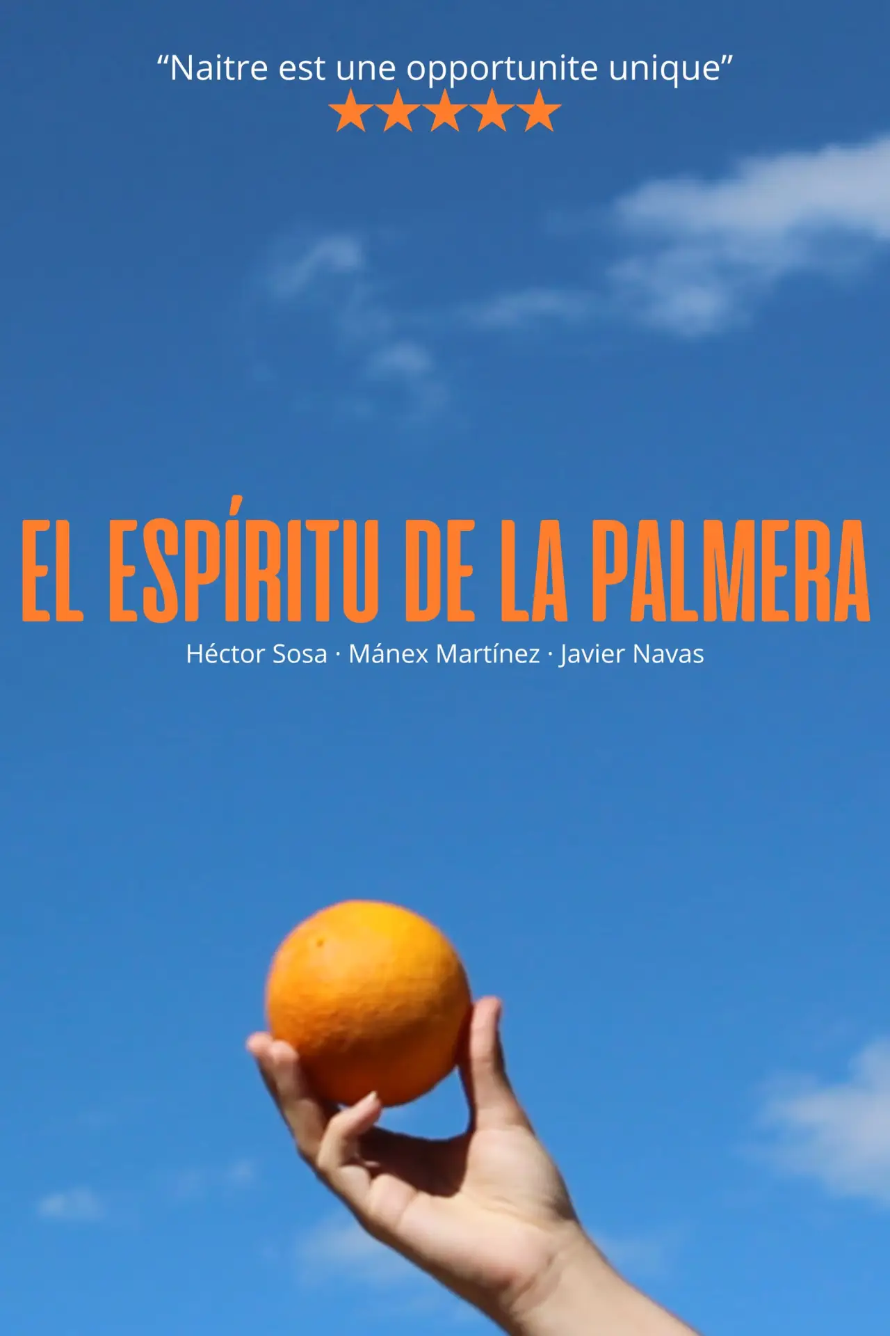 Plakat filmowy "El Espíritu de la Palmera"