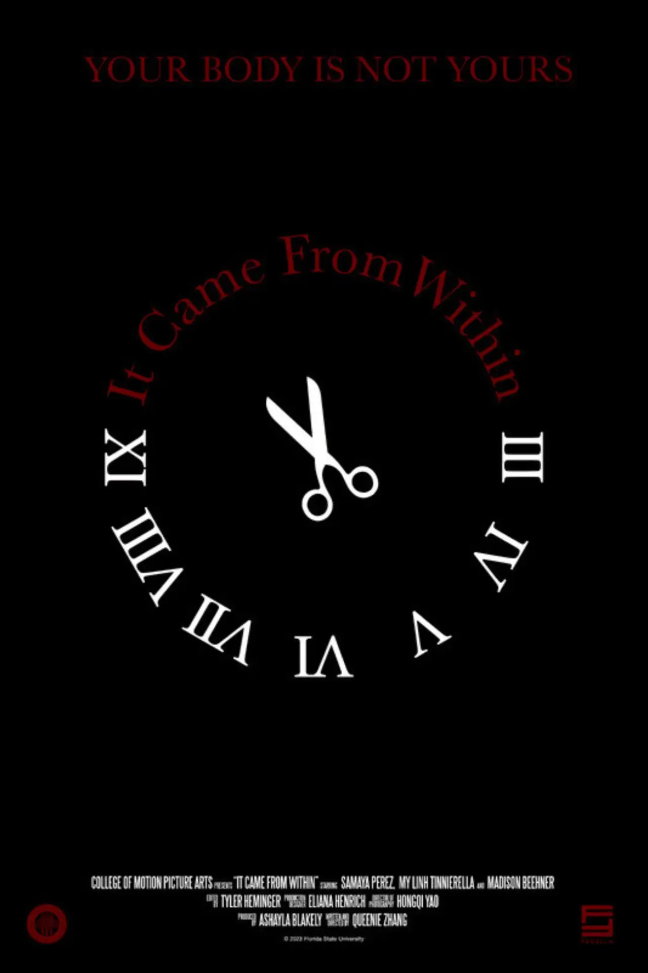 Plakat filmowy "It Came from Within"