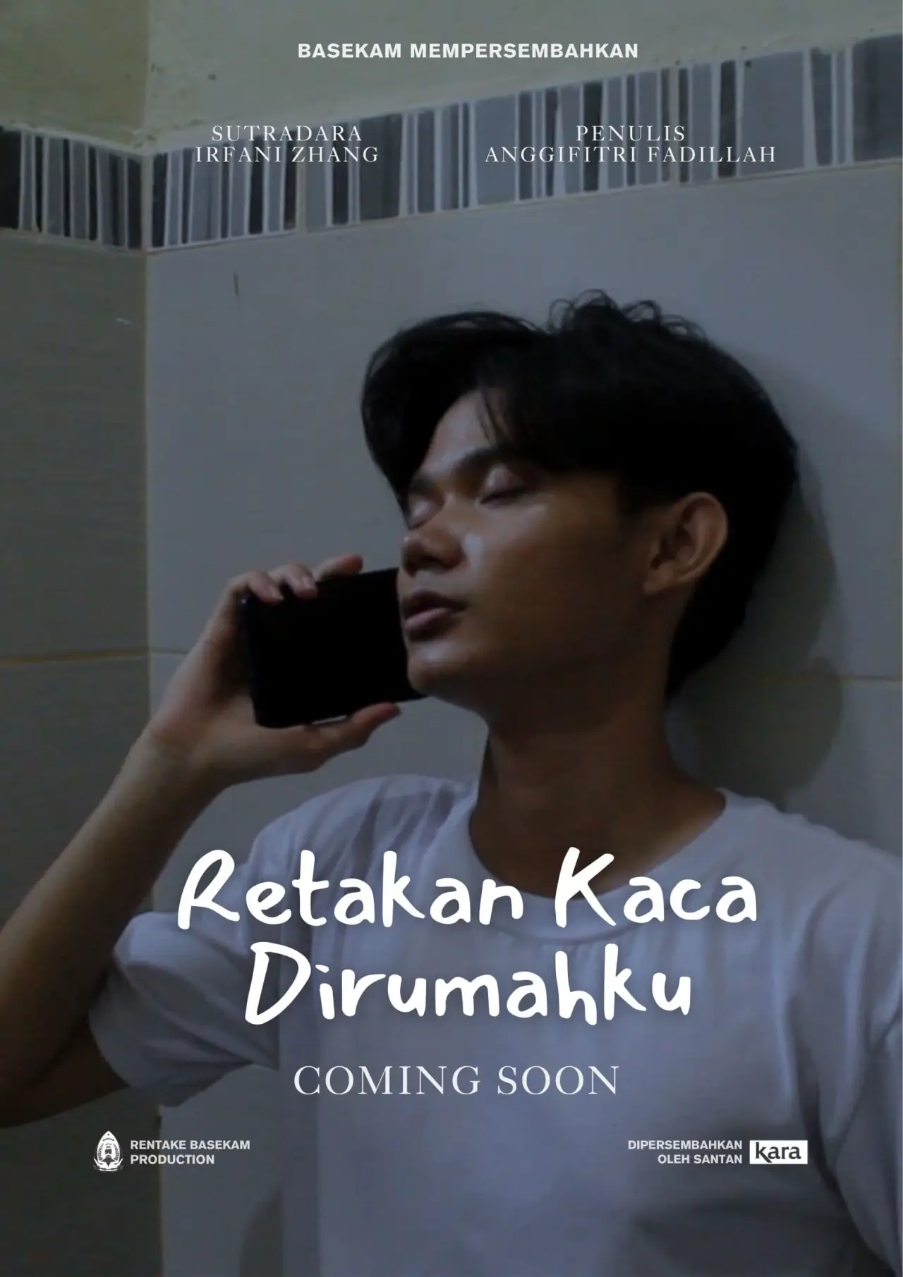 Plakat filmowy "Retakan Kaca Dirumahku"
