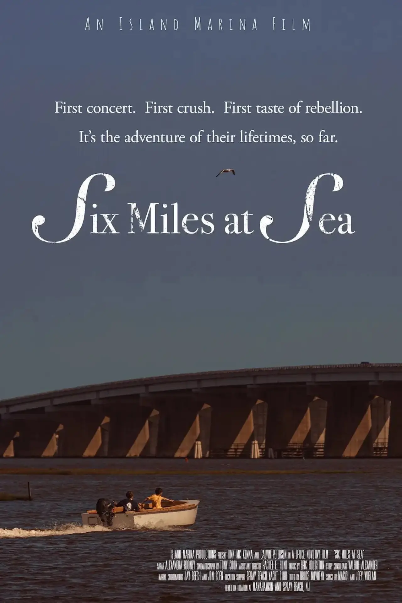 Plakat filmowy "Six Miles at Sea"