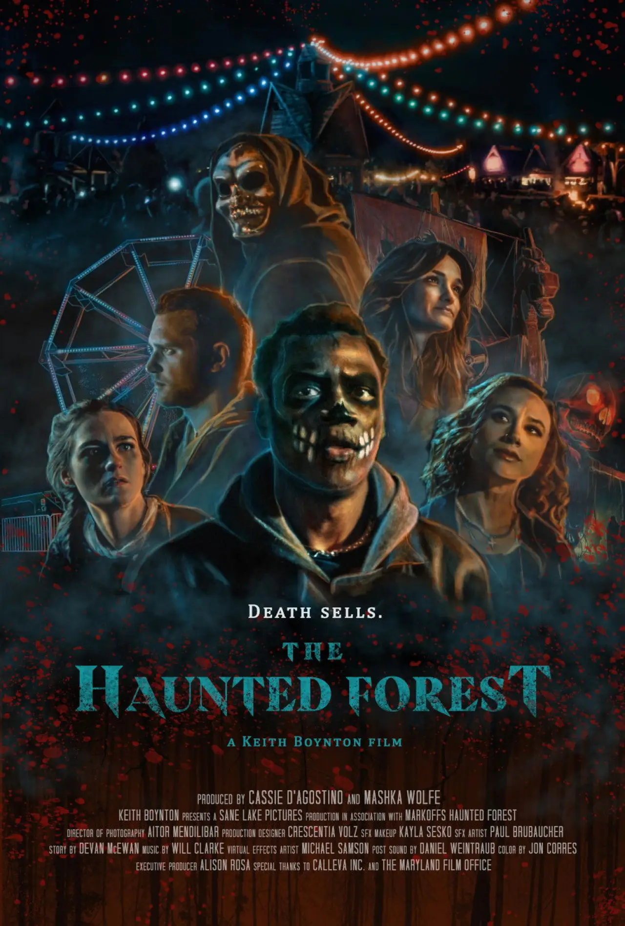 Plakat filmowy "The Haunted Forest"