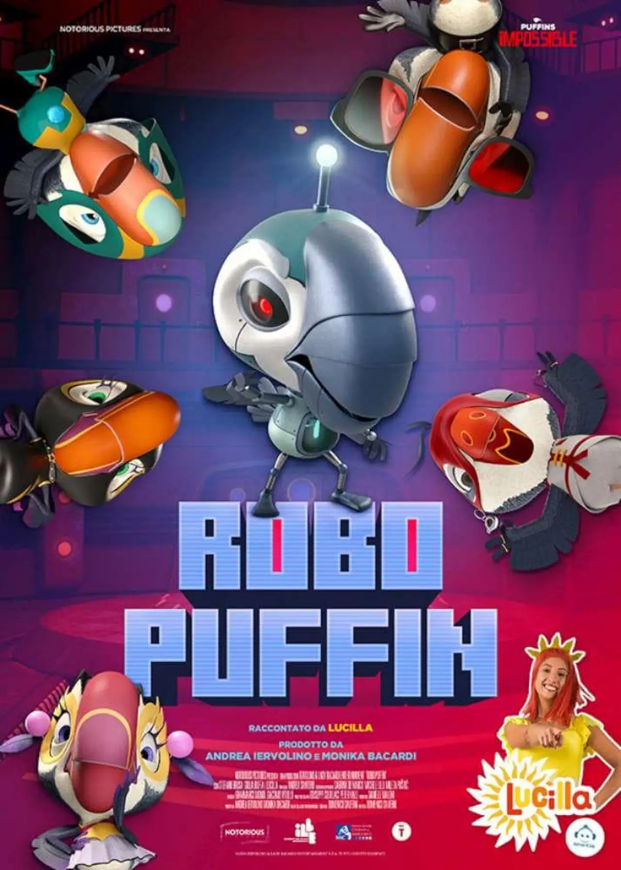 Plakat filmowy "Robo Puffin"