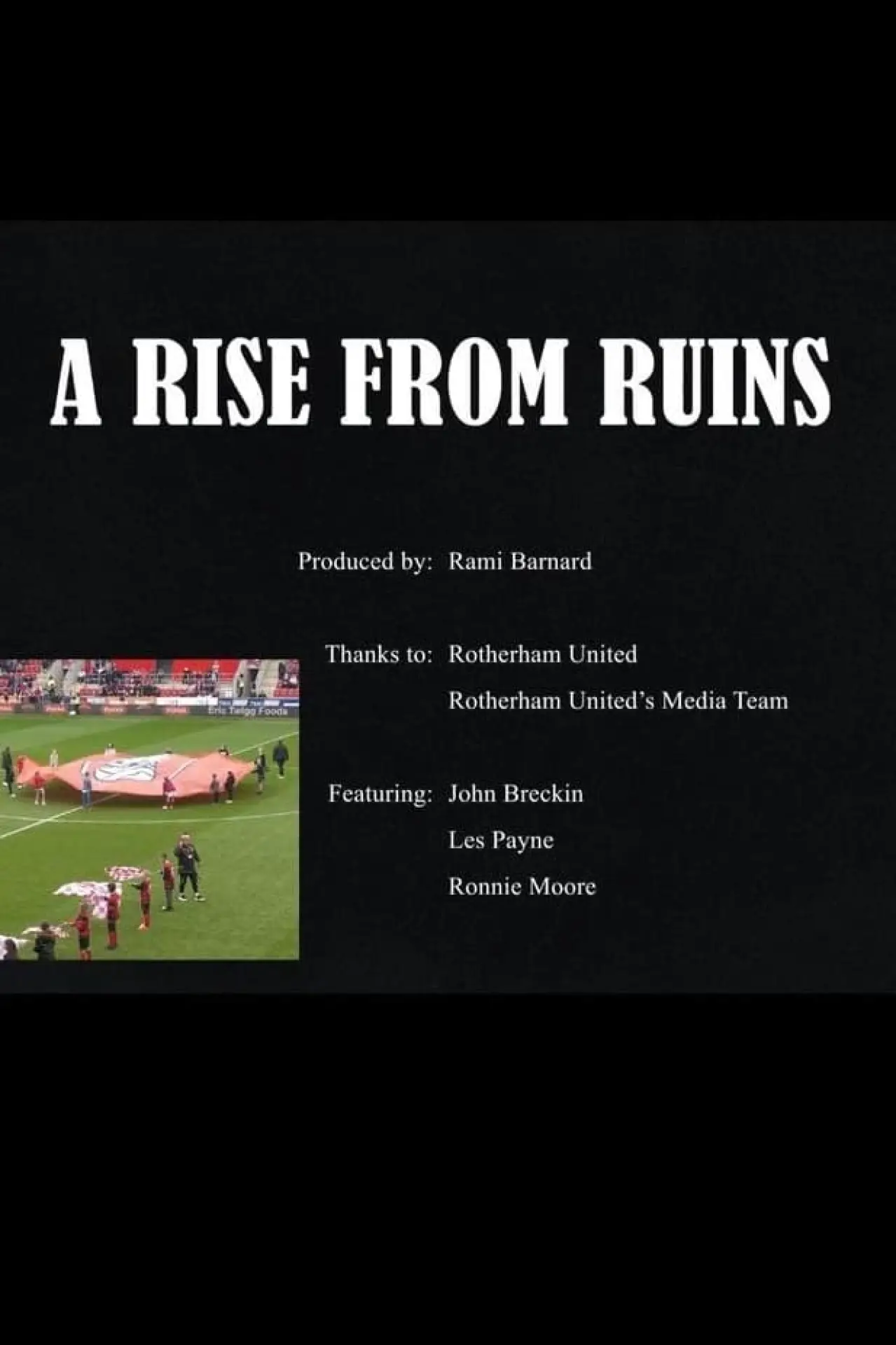Plakat filmowy "A Rise From Ruins"