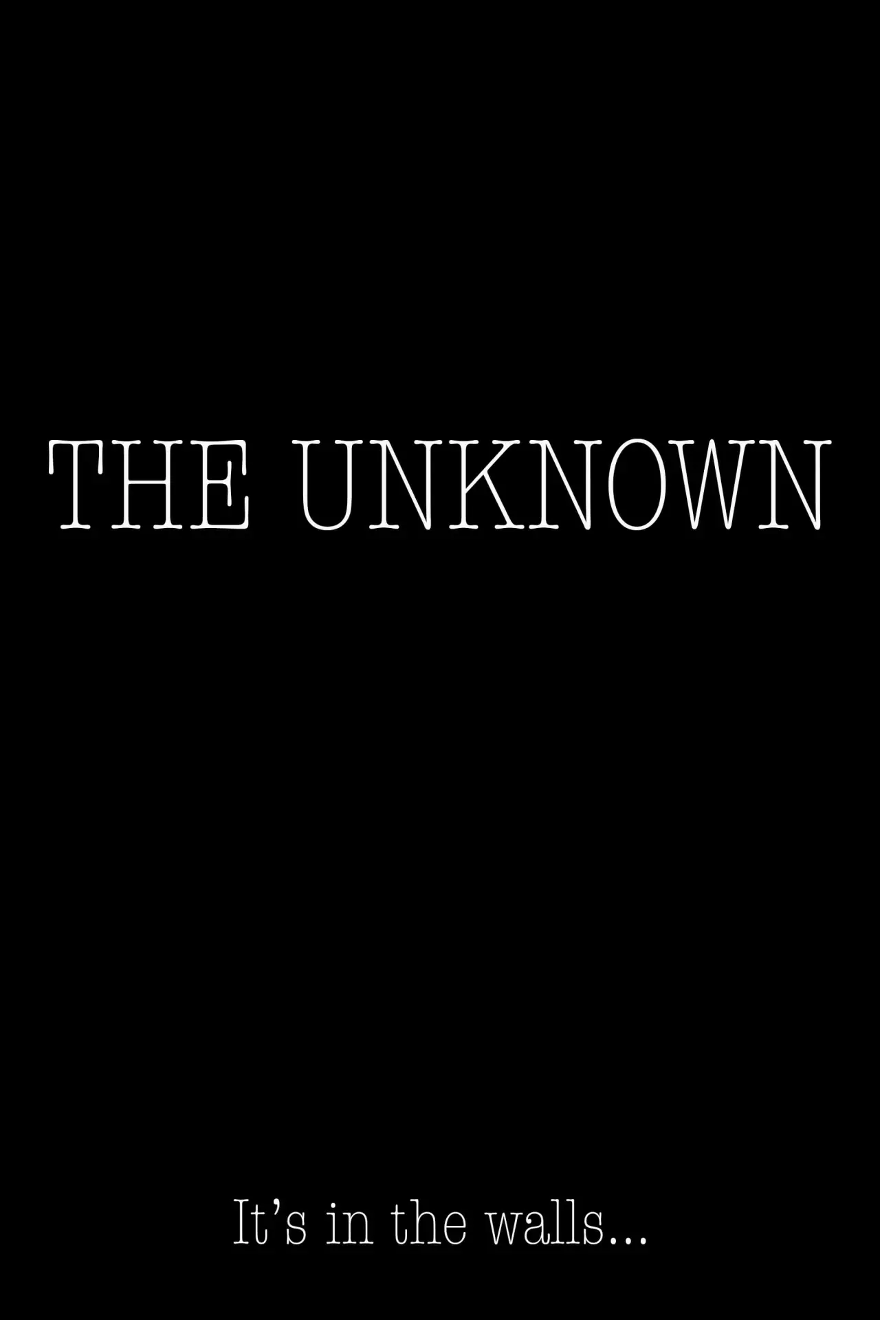 Plakat filmowy "The Unknown"