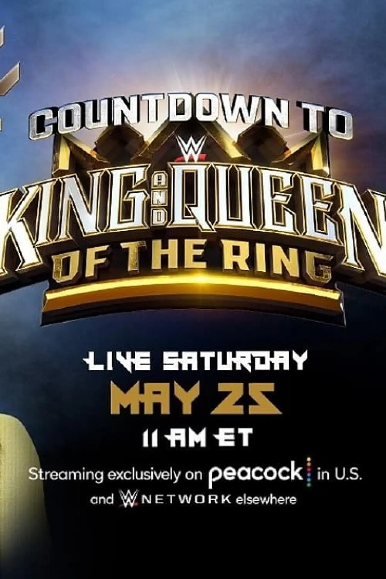 Plakat filmowy "Countdown to WWE King & Queen of the Ring"