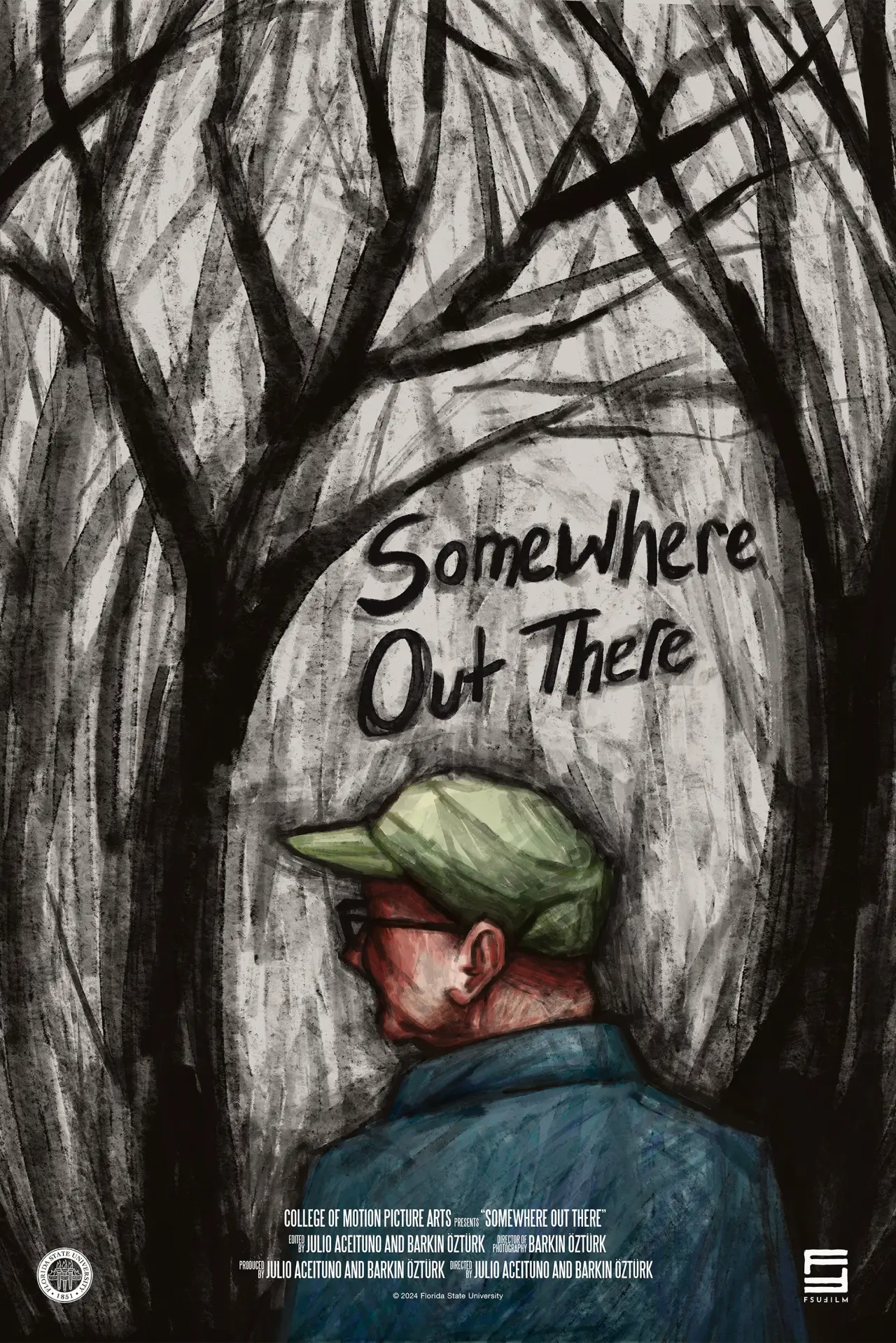 Plakat filmowy "Somewhere Out There"