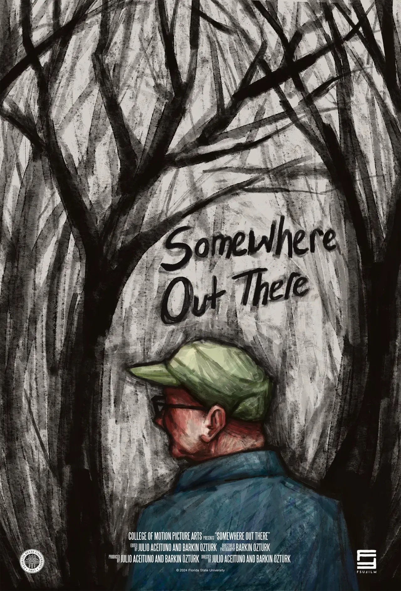 Plakat filmowy "Somewhere Out There"