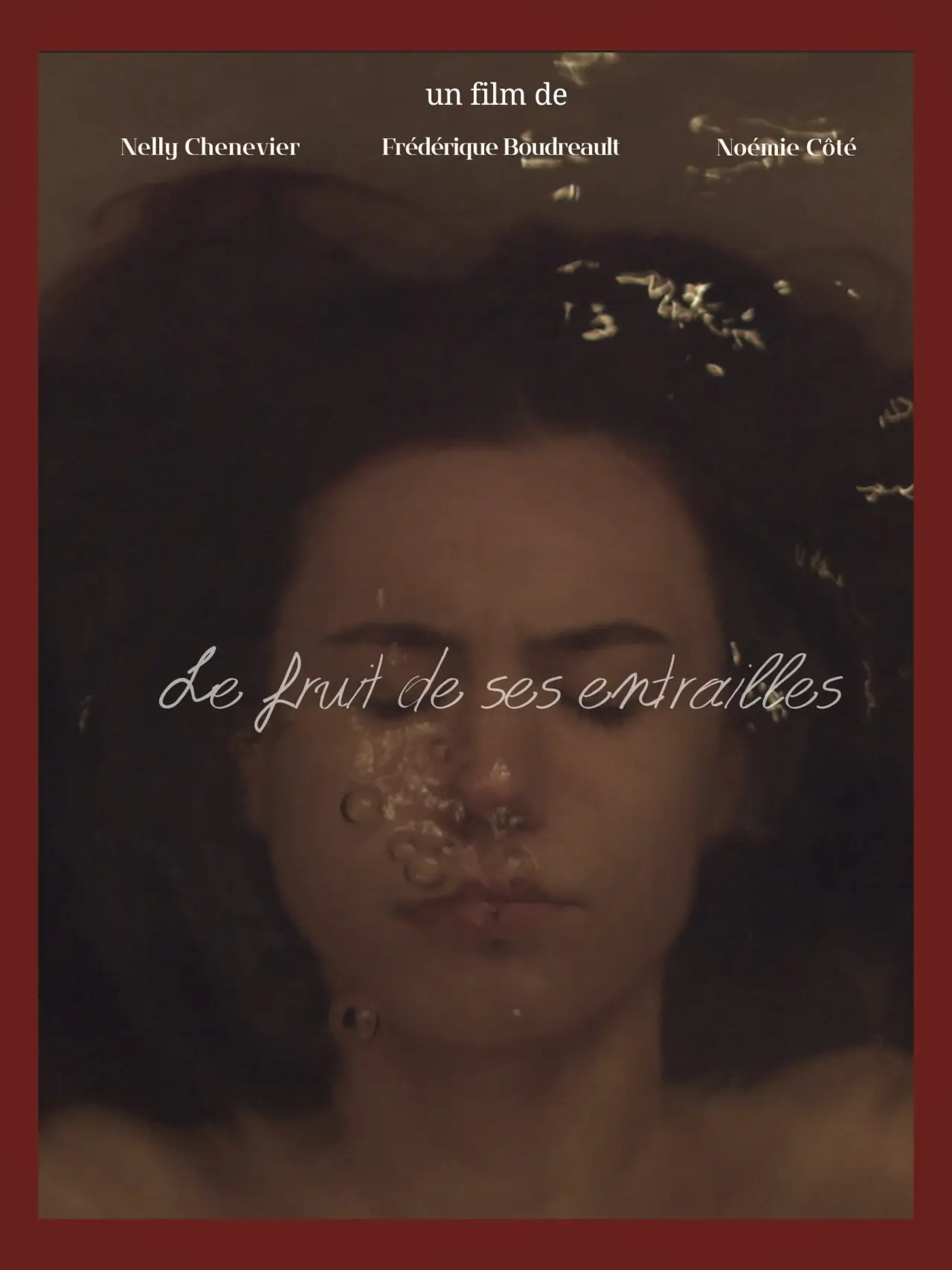 Plakat filmowy "Le fruit de ses entrailles"
