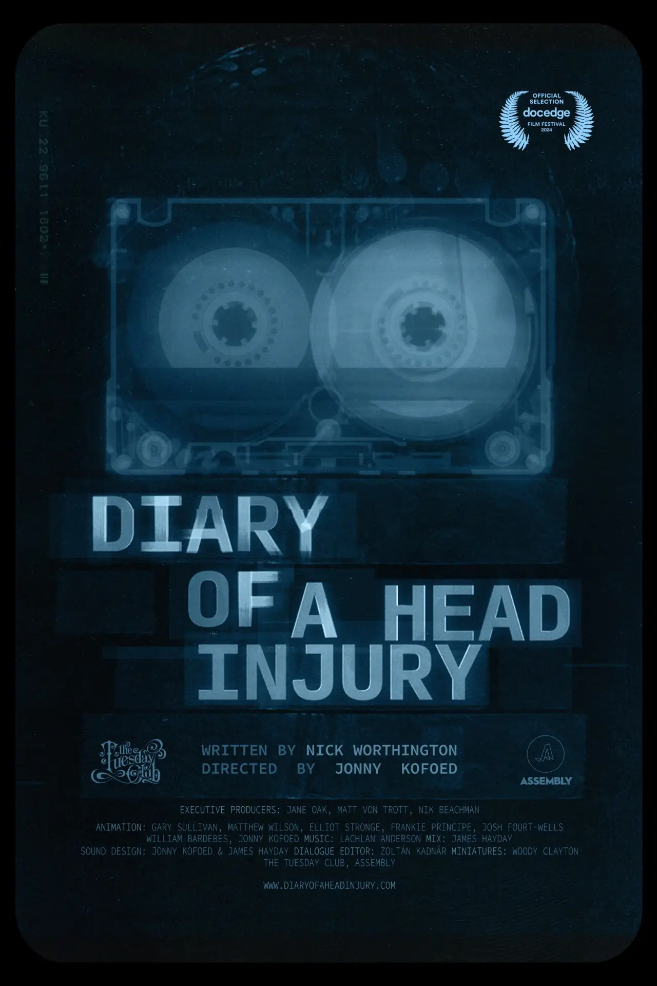 Plakat filmowy "Diary of a Head Injury"