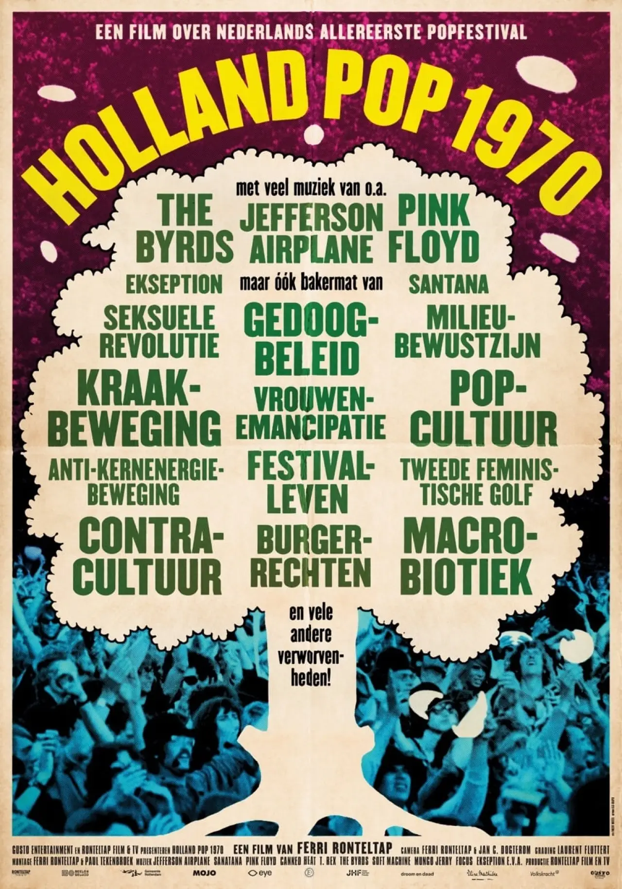 Plakat filmowy "Holland Pop 1970"