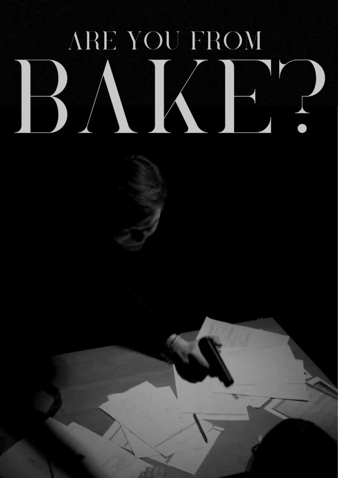 Plakat filmowy "Вы от Баке?"