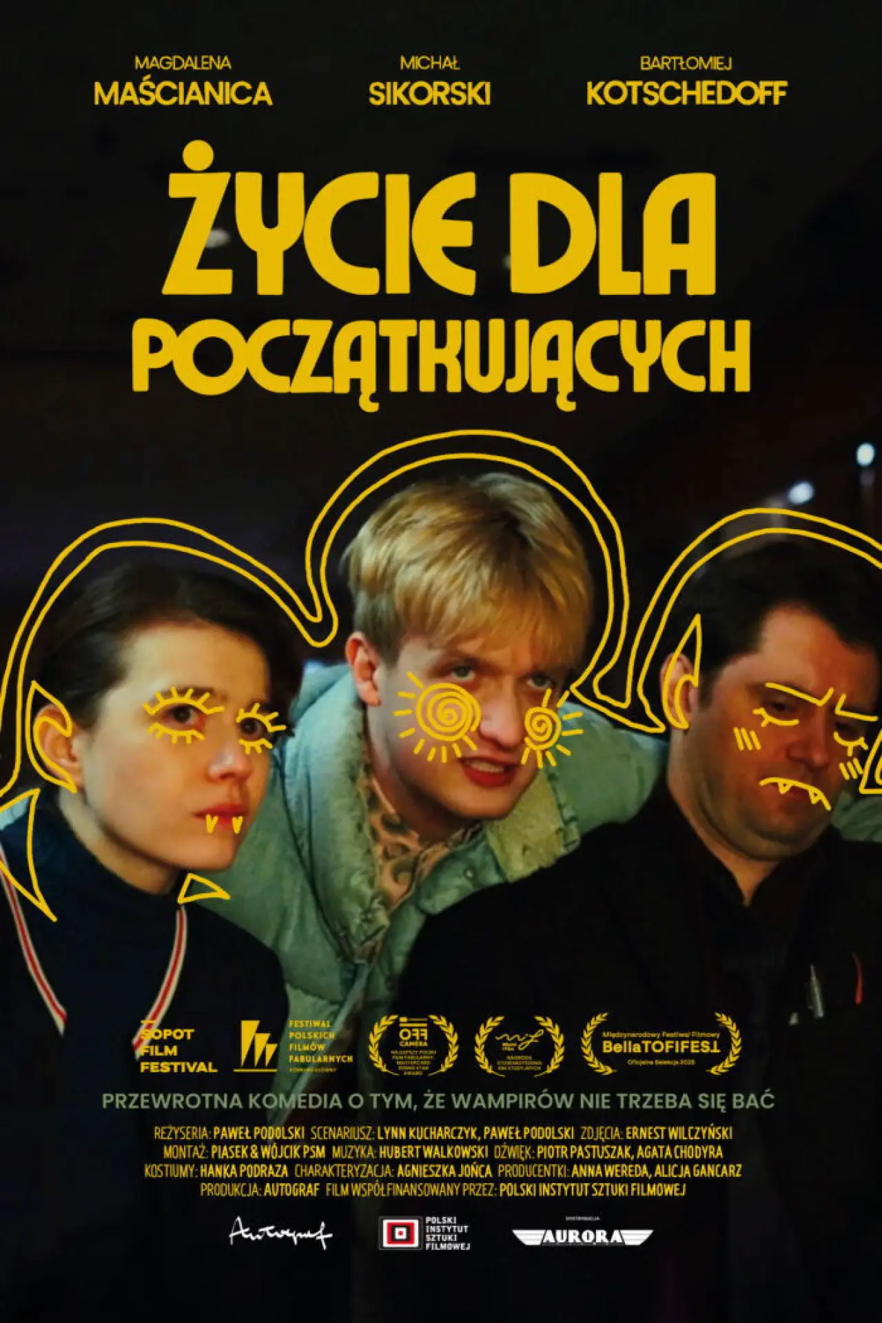 Plakat filmowy "Życie dla początkujących"