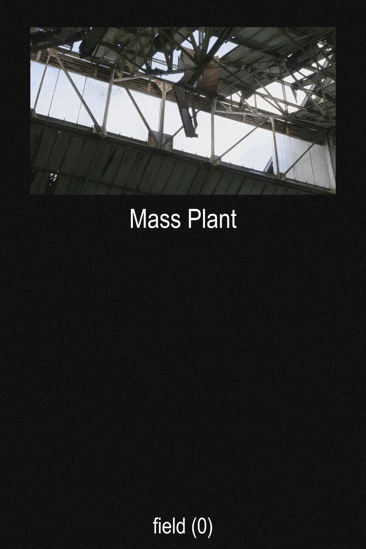 Plakat filmowy "Mass Plant"
