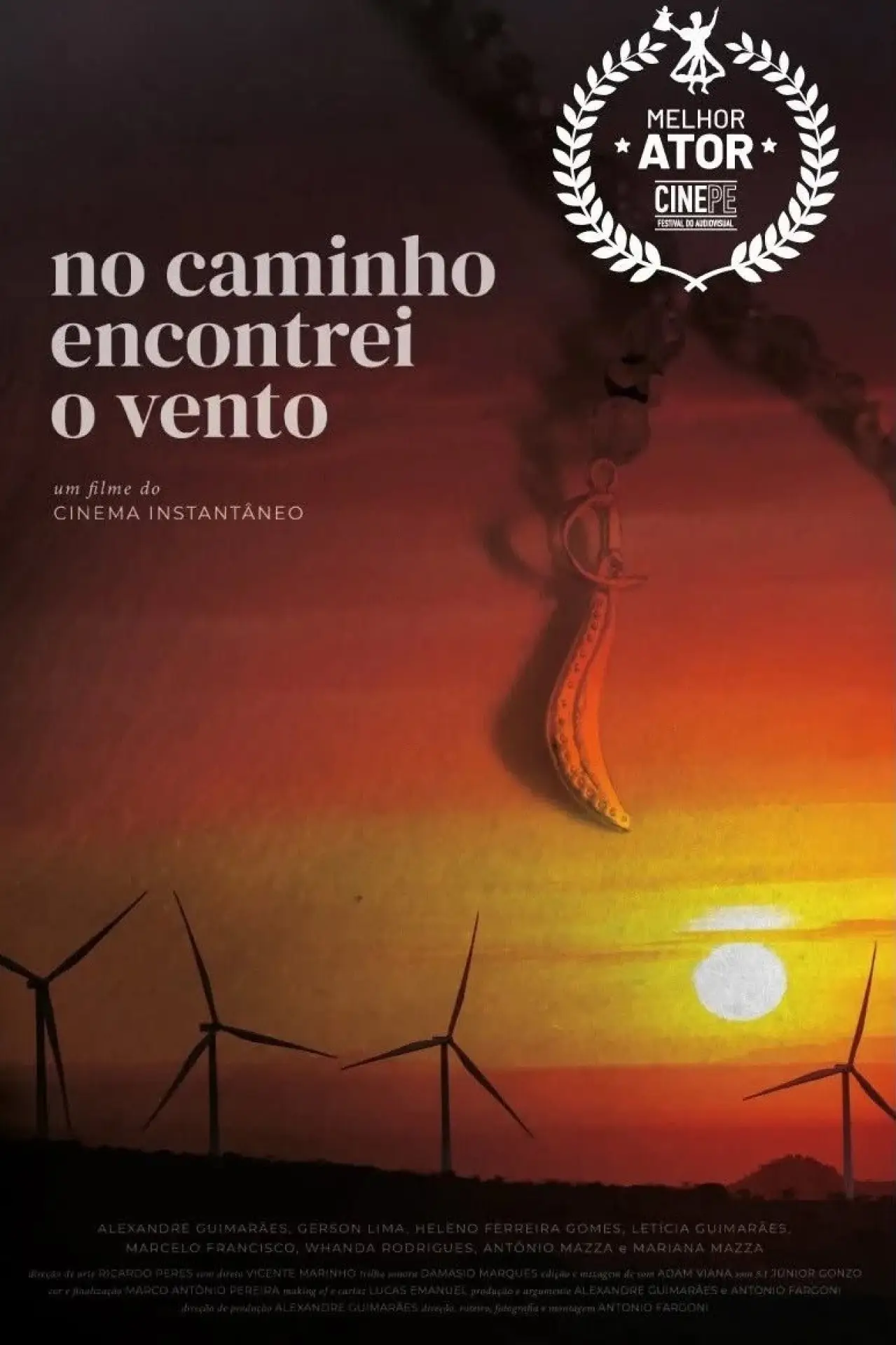 Plakat filmowy "No Caminho Encontrei o Vento"