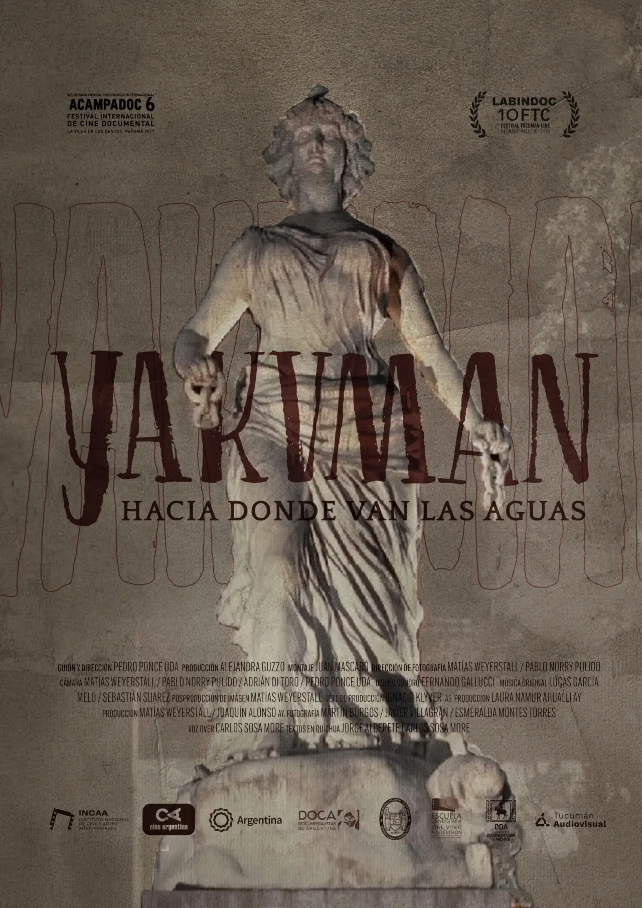 Plakat filmowy "Yakuman: Hacia donde van las aguas"