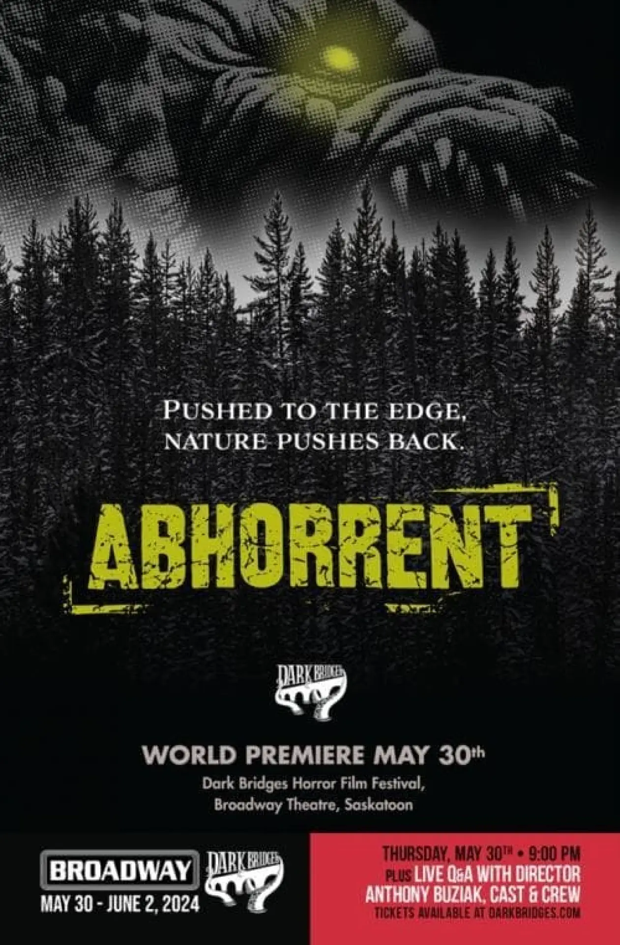 Plakat filmowy "Abhorrent"