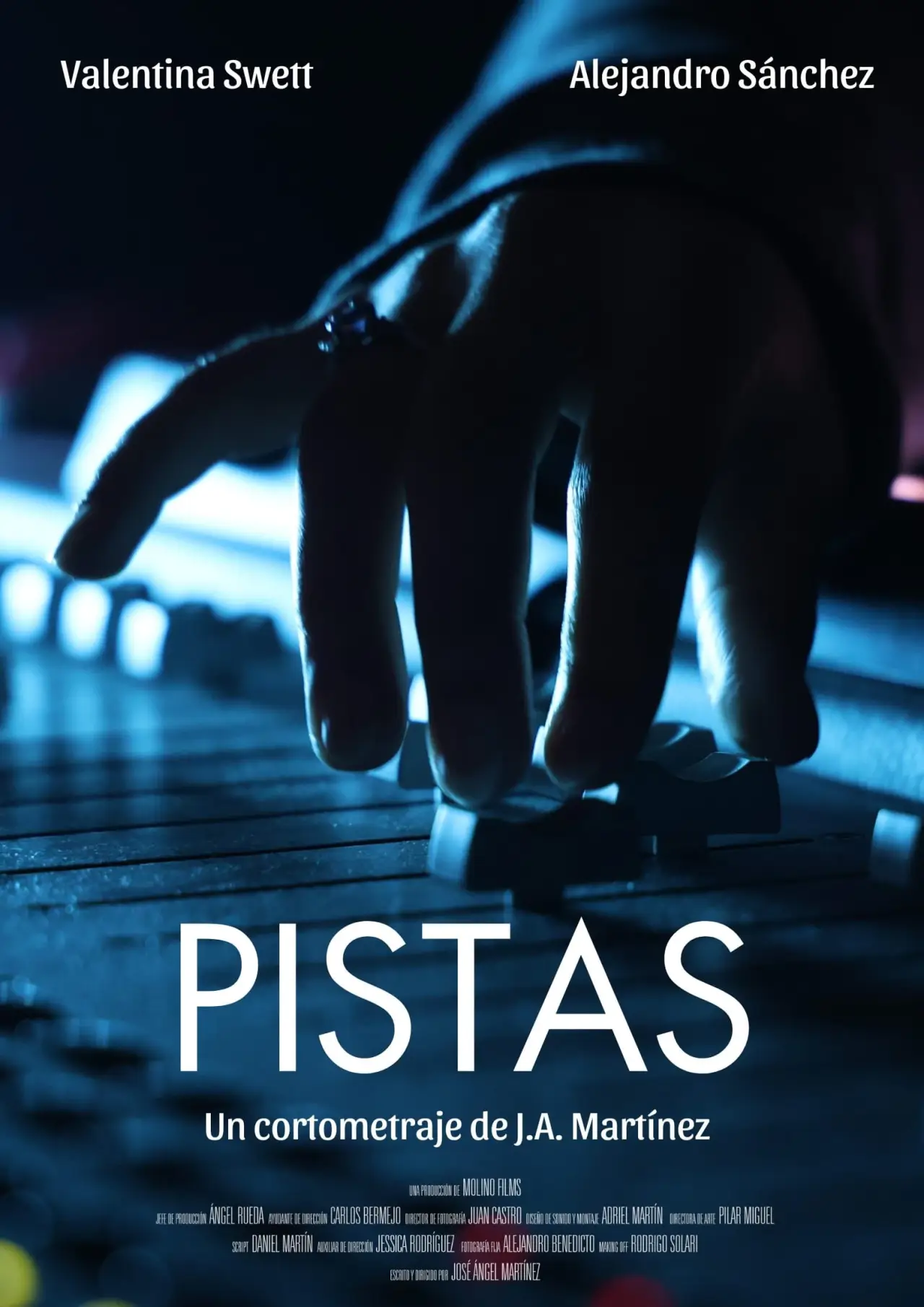 Plakat filmowy "Pistas"